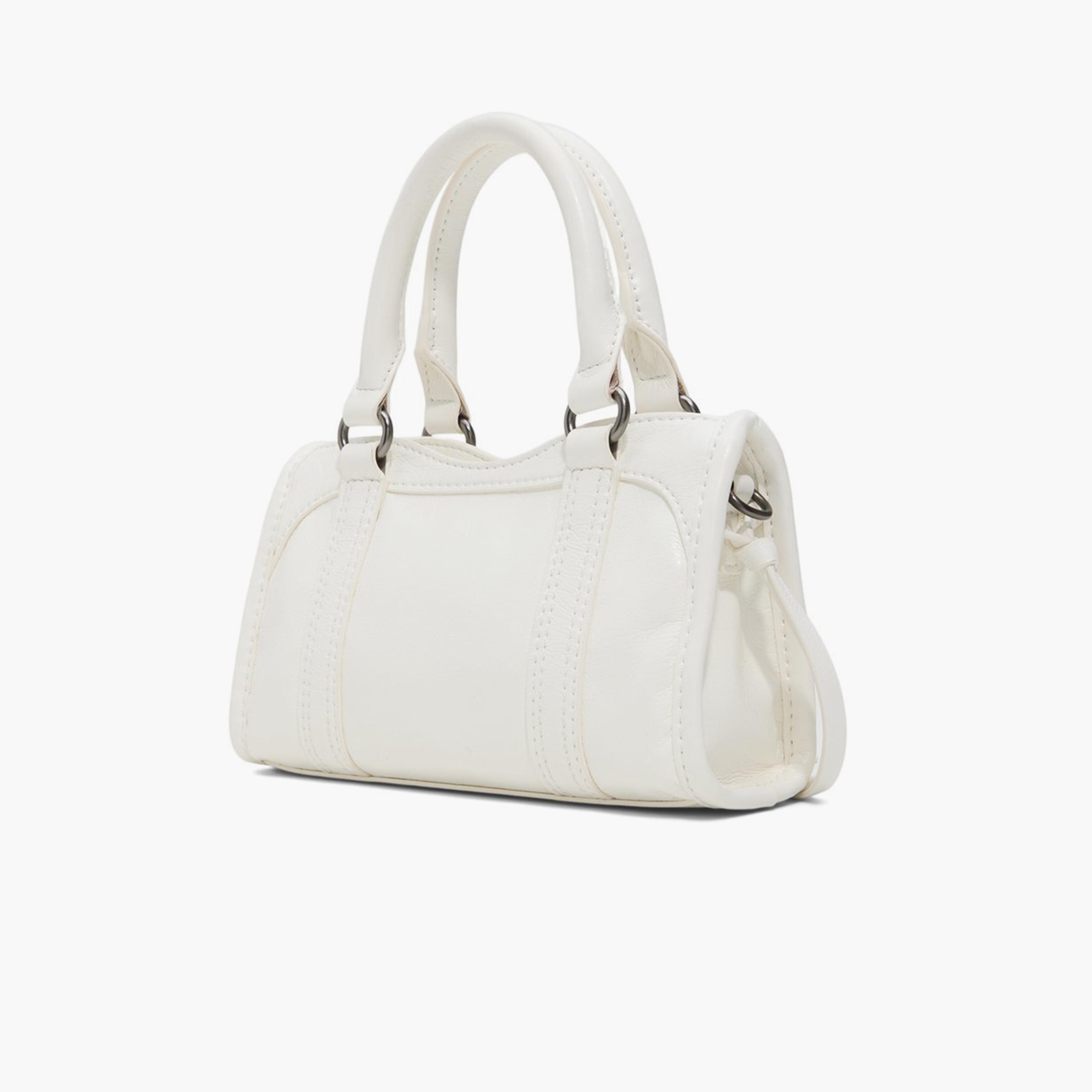 Call it Spring Leiaa Plain Double Handle Sling Bag with Zipper Closure and Detachable Strap | 25 X 21 X 8 CM-women-bagsandwallets-handbags-image-2