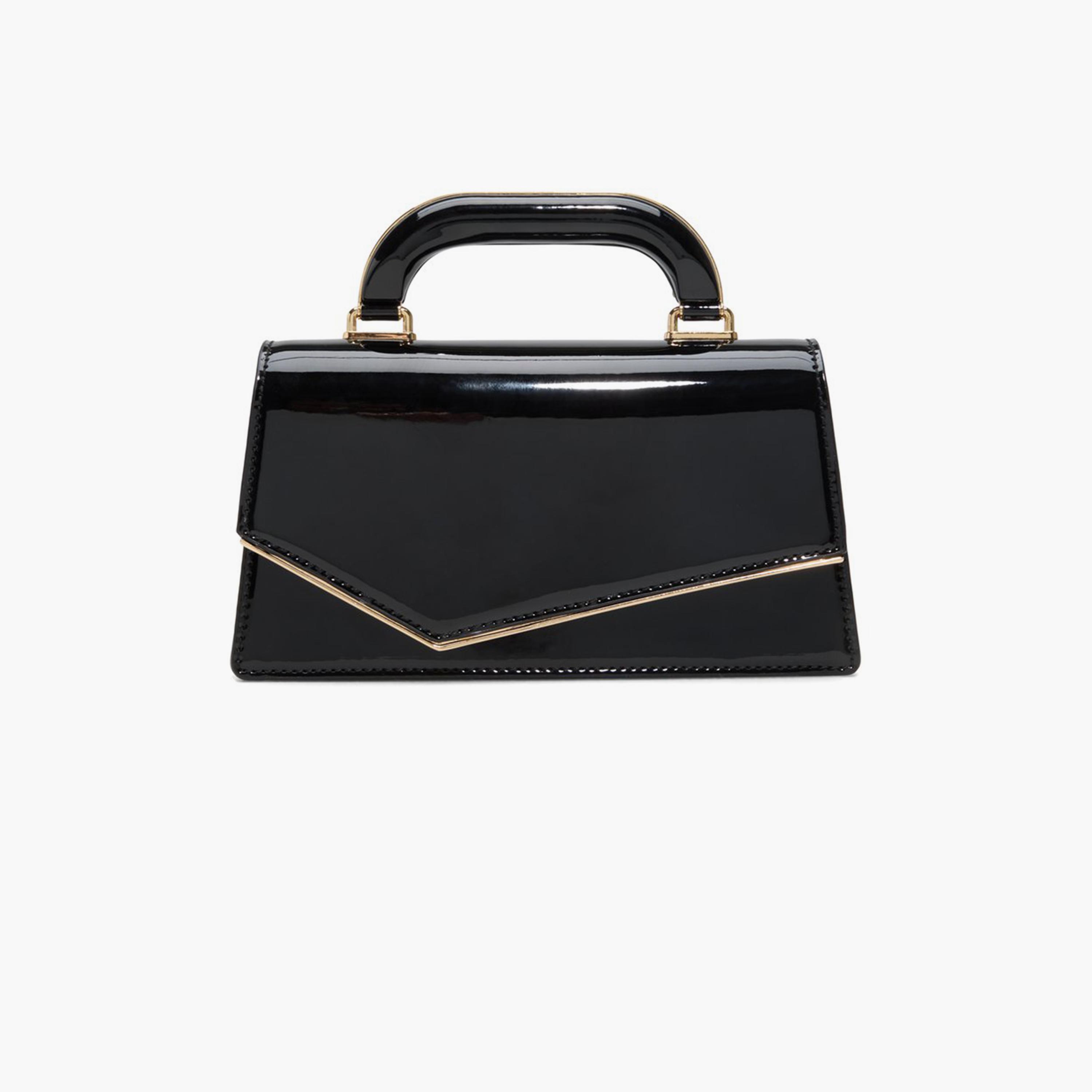 Call it Spring YSA Plain Top Handle Satchel Bag with Flap Closure and Detachable Strap | 21 X 5 X 19 CM-women-bagsandwallets-handbags-image-1