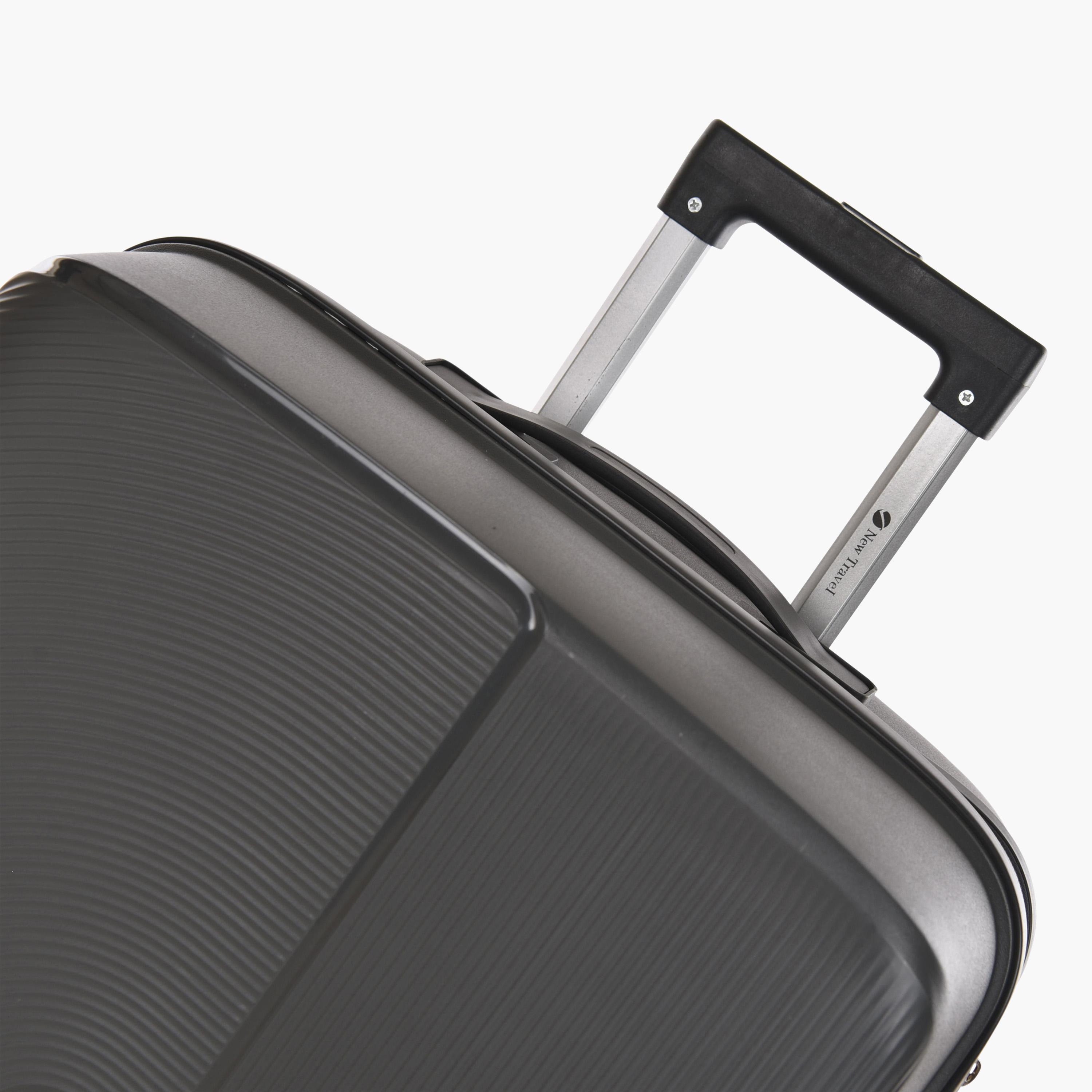 New Travel Set of 3 Polypropylene Hard-Sided 4-Wheeler Spinner Trolley Bags with Combination Lock-travel-luggagesandbags-luggage-image-10