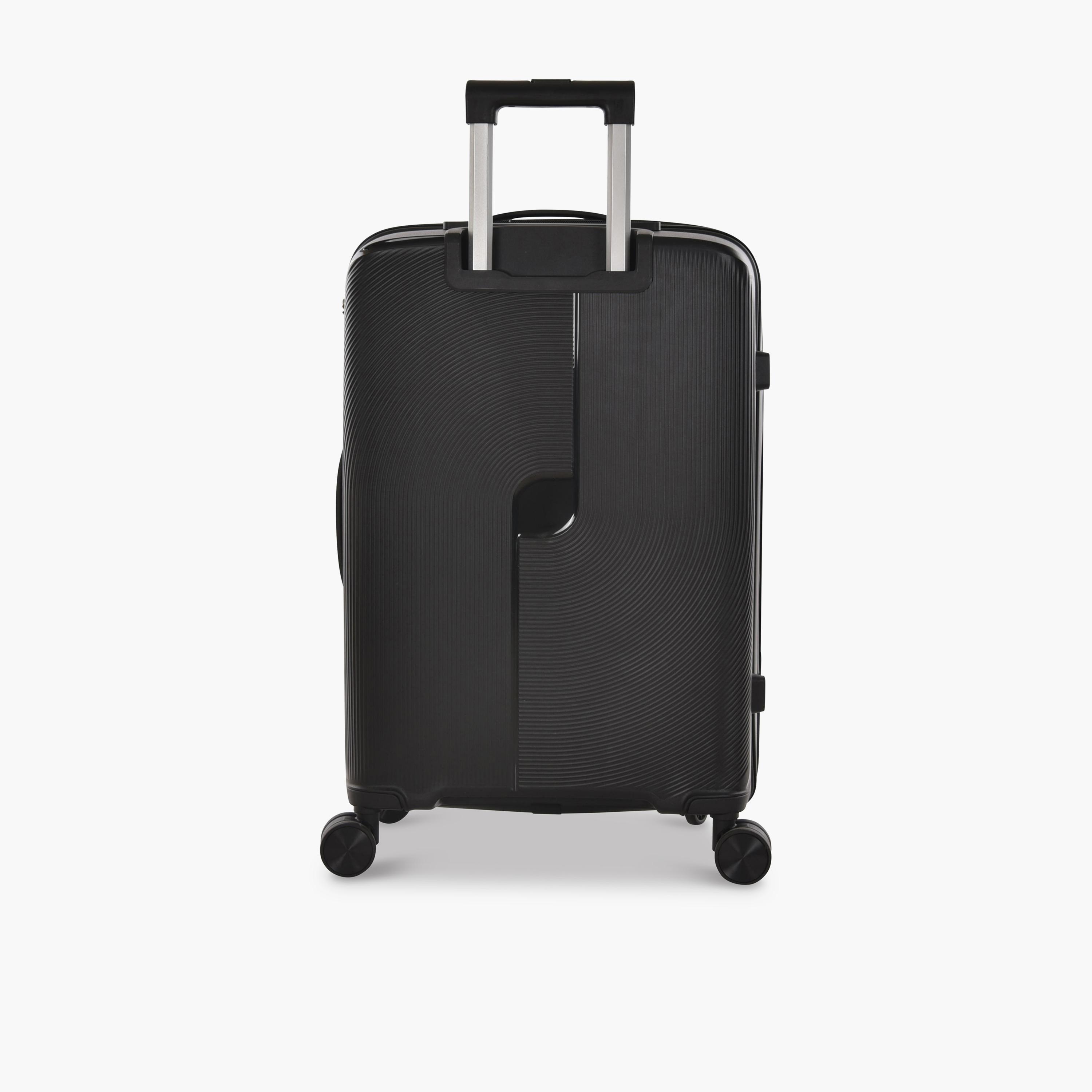 New Travel Set of 3 Polypropylene Hard-Sided 4-Wheeler Spinner Trolley Bags with Combination Lock-travel-luggagesandbags-luggage-image-5