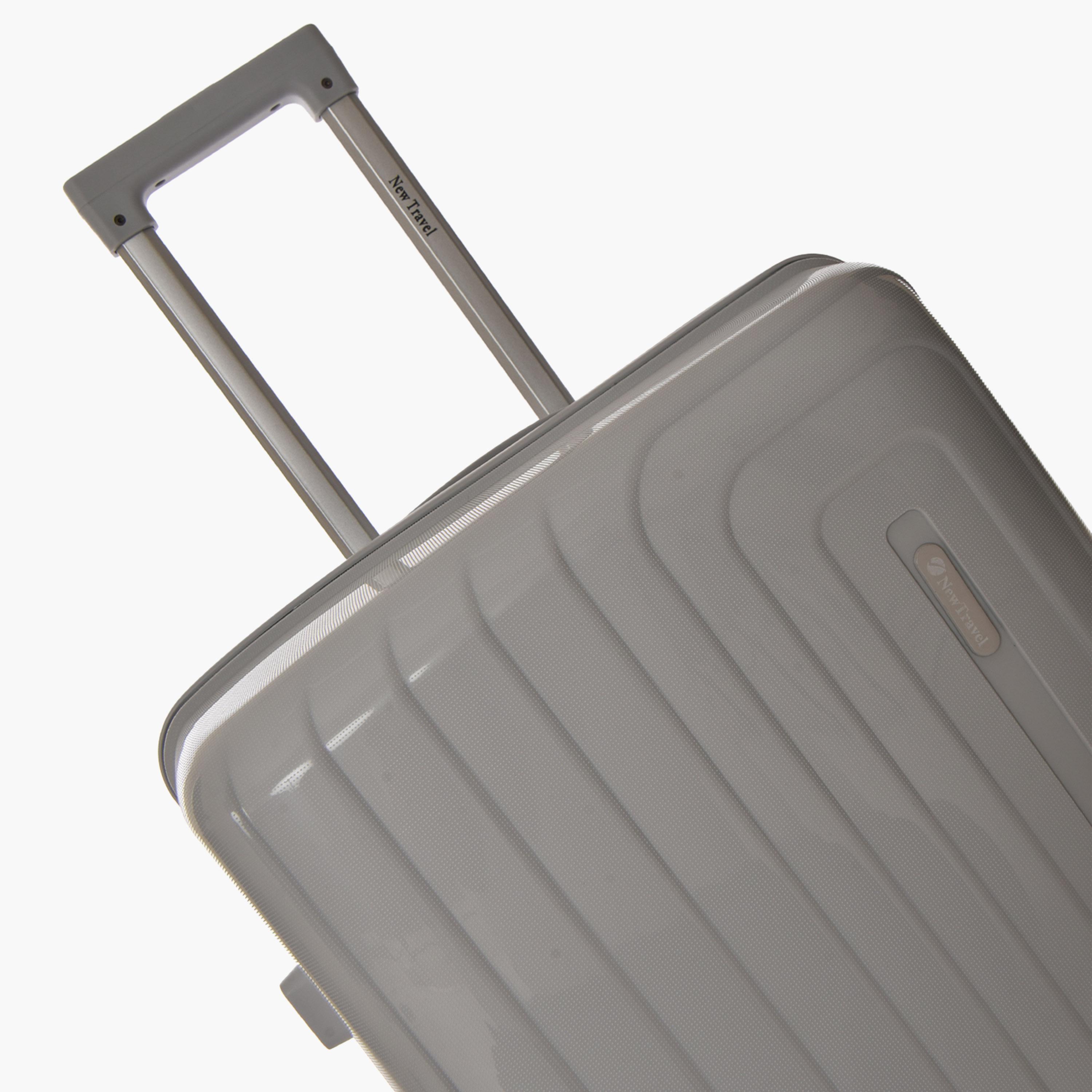 New Travel Set of 3 Polypropylene Hard-Sided 4-Wheeler Spinner Trolley Bags with Combination Lock-travel-luggagesandbags-luggage-image-10