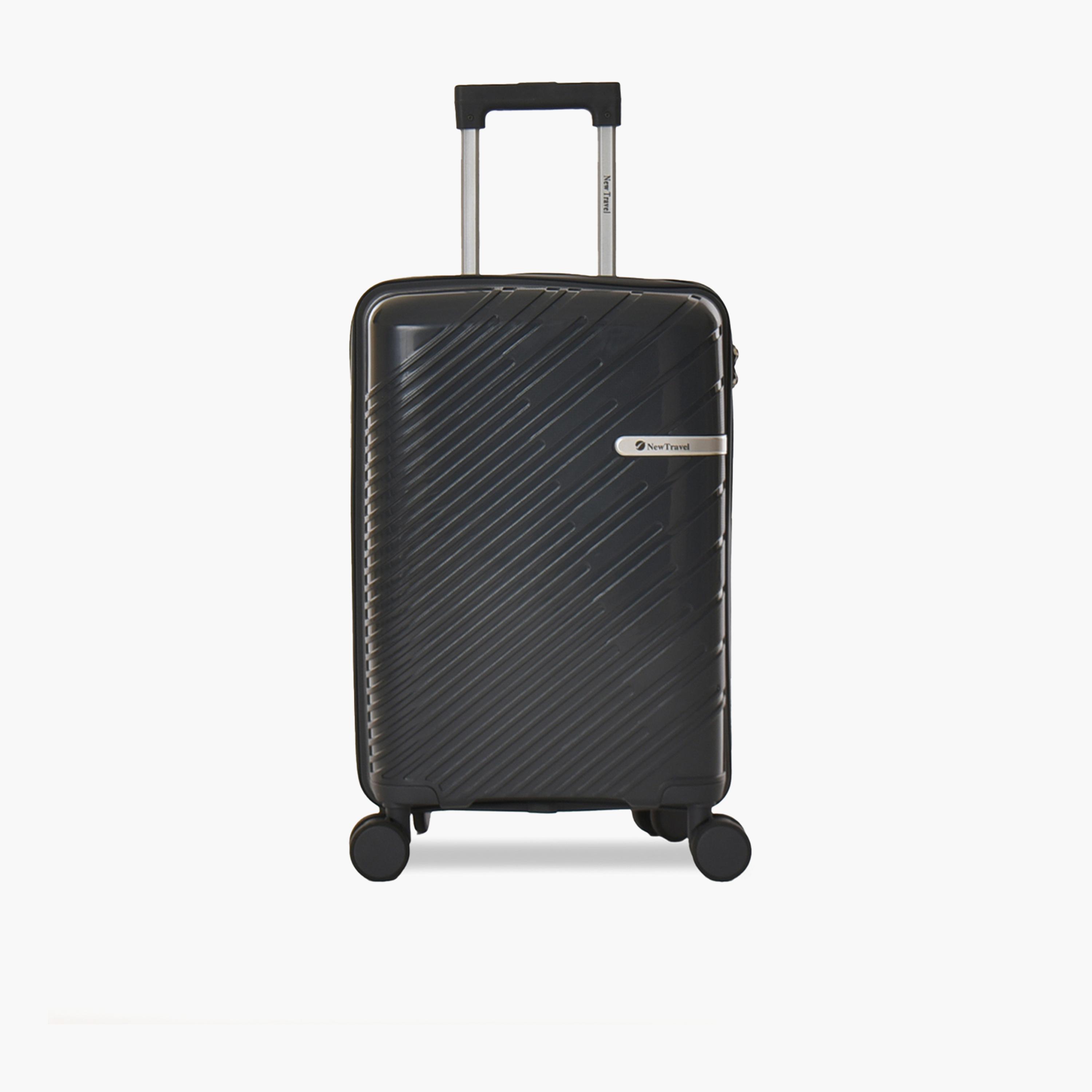 New Travel Set of 3 Polypropylene Hard-Sided 4-Wheeler Spinner Trolley Bags with Combination Lock-travel-luggagesandbags-luggage-image-4