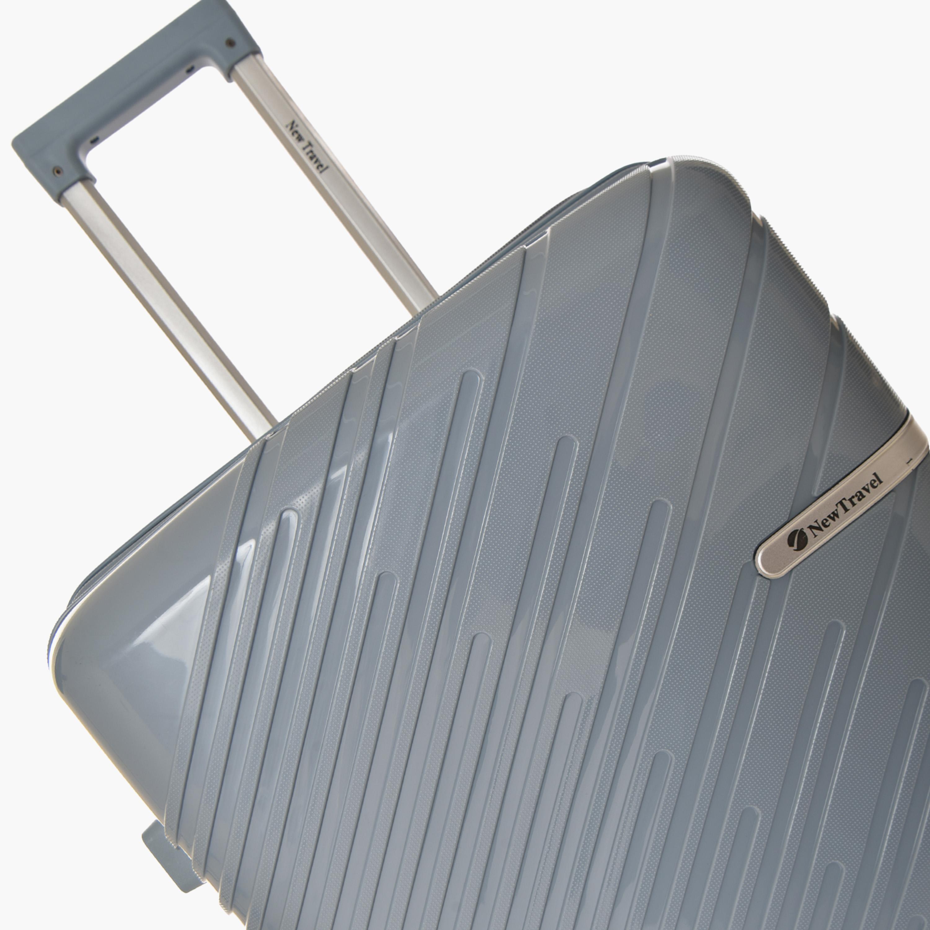 New Travel Set of 3 Polypropylene Hard-Sided 4-Wheeler Spinner Trolley Bags with Combination Lock-travel-luggagesandbags-luggage-image-10
