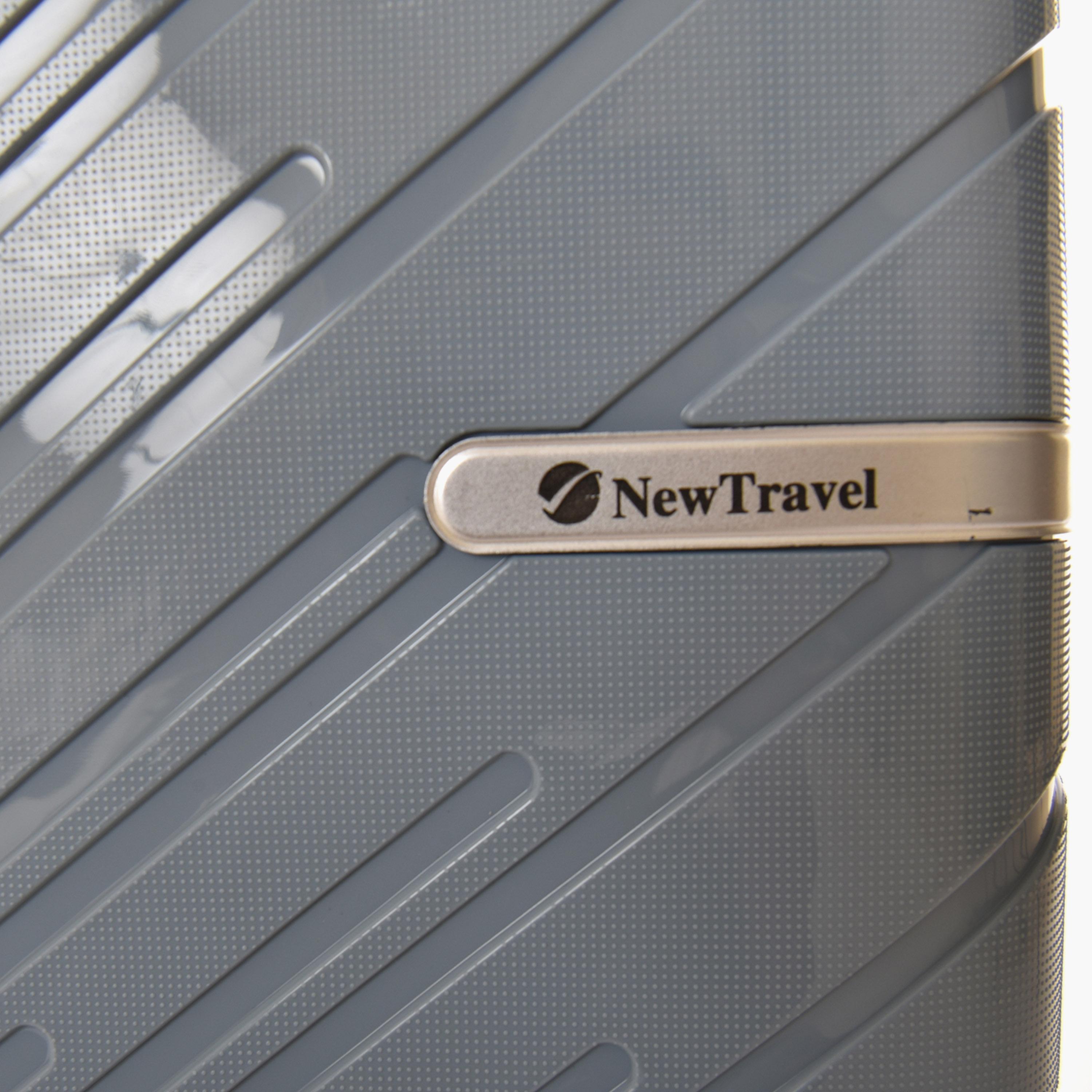 New Travel Set of 3 Polypropylene Hard-Sided 4-Wheeler Spinner Trolley Bags with Combination Lock-travel-luggagesandbags-luggage-image-8