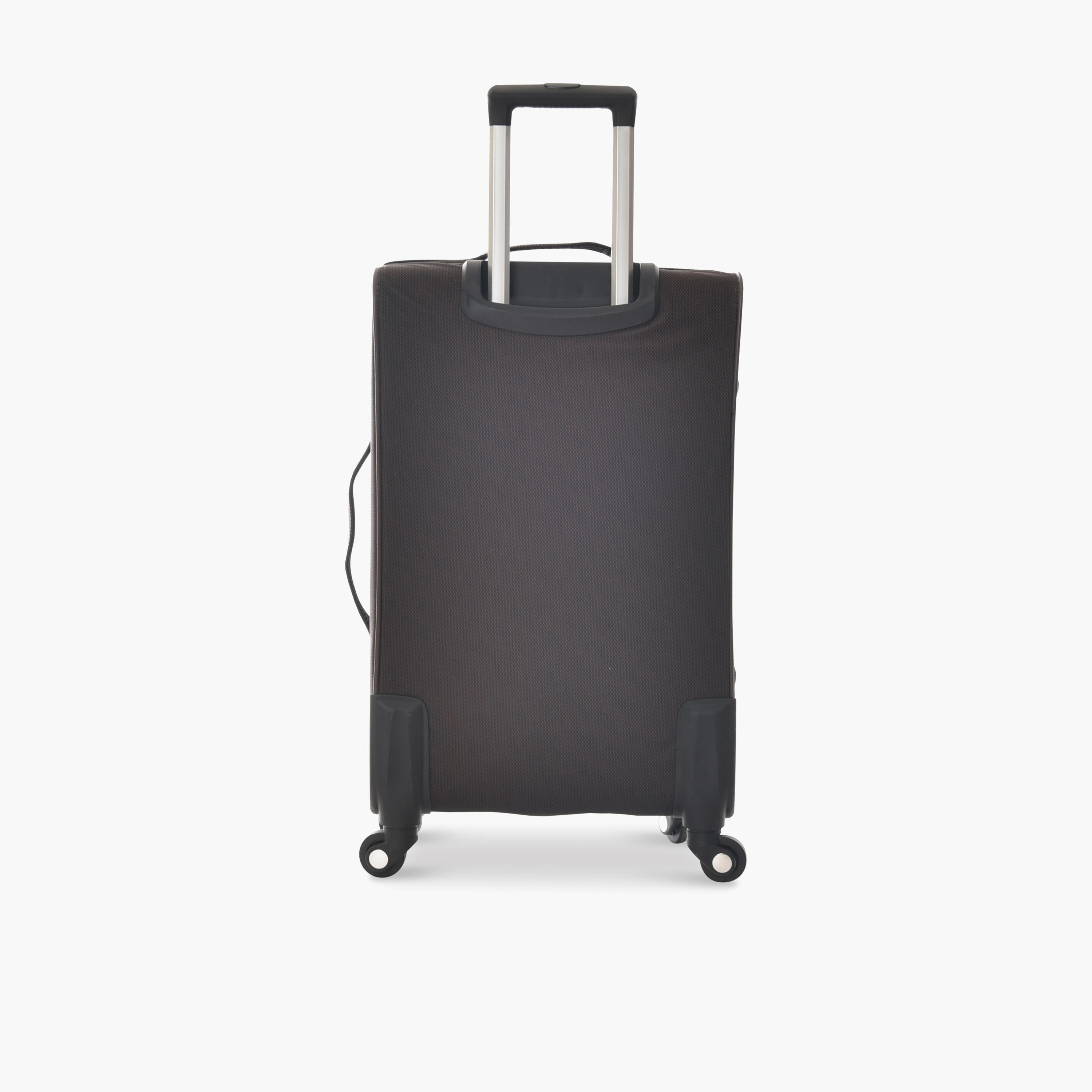 New Travel Set of 4 Textile Soft-Sided 4-Wheeler Spinner Trolley Bags with Combination Lock-travel-luggagesandbags-luggage-image-5