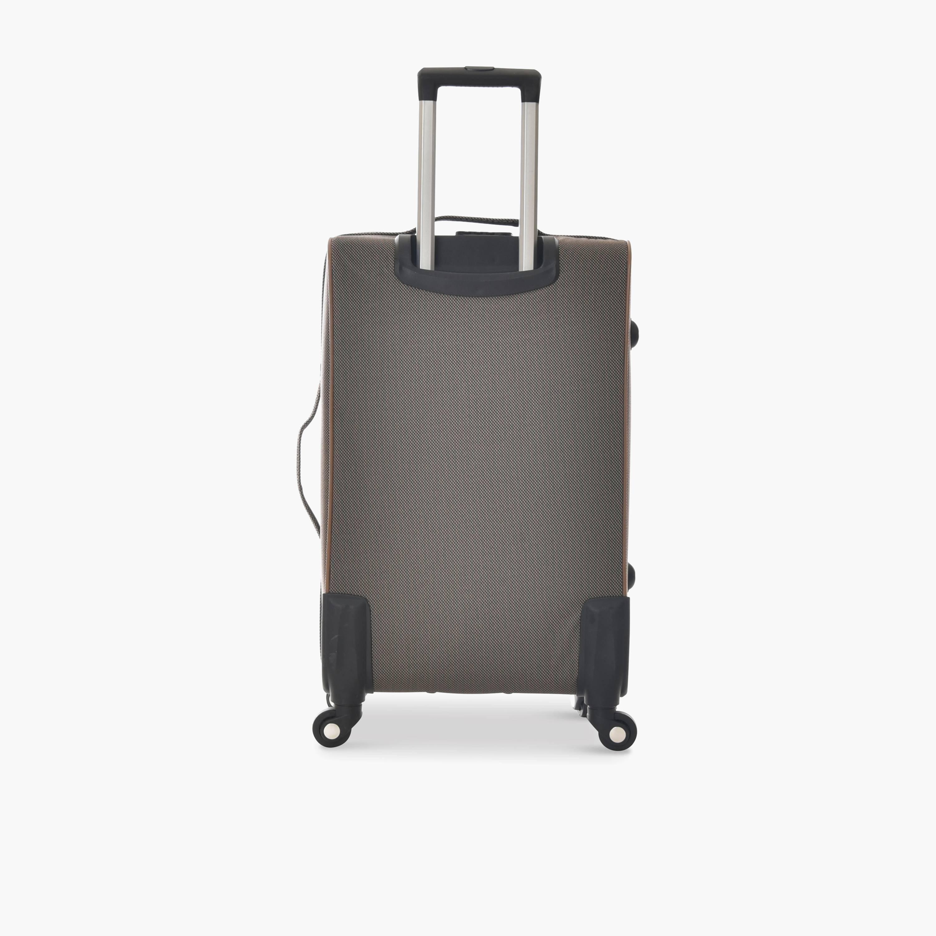 New Travel Set of 4 Textile Soft-Sided 4-Wheeler Spinner Trolley Bags with Combination Lock-travel-luggagesandbags-luggage-image-5
