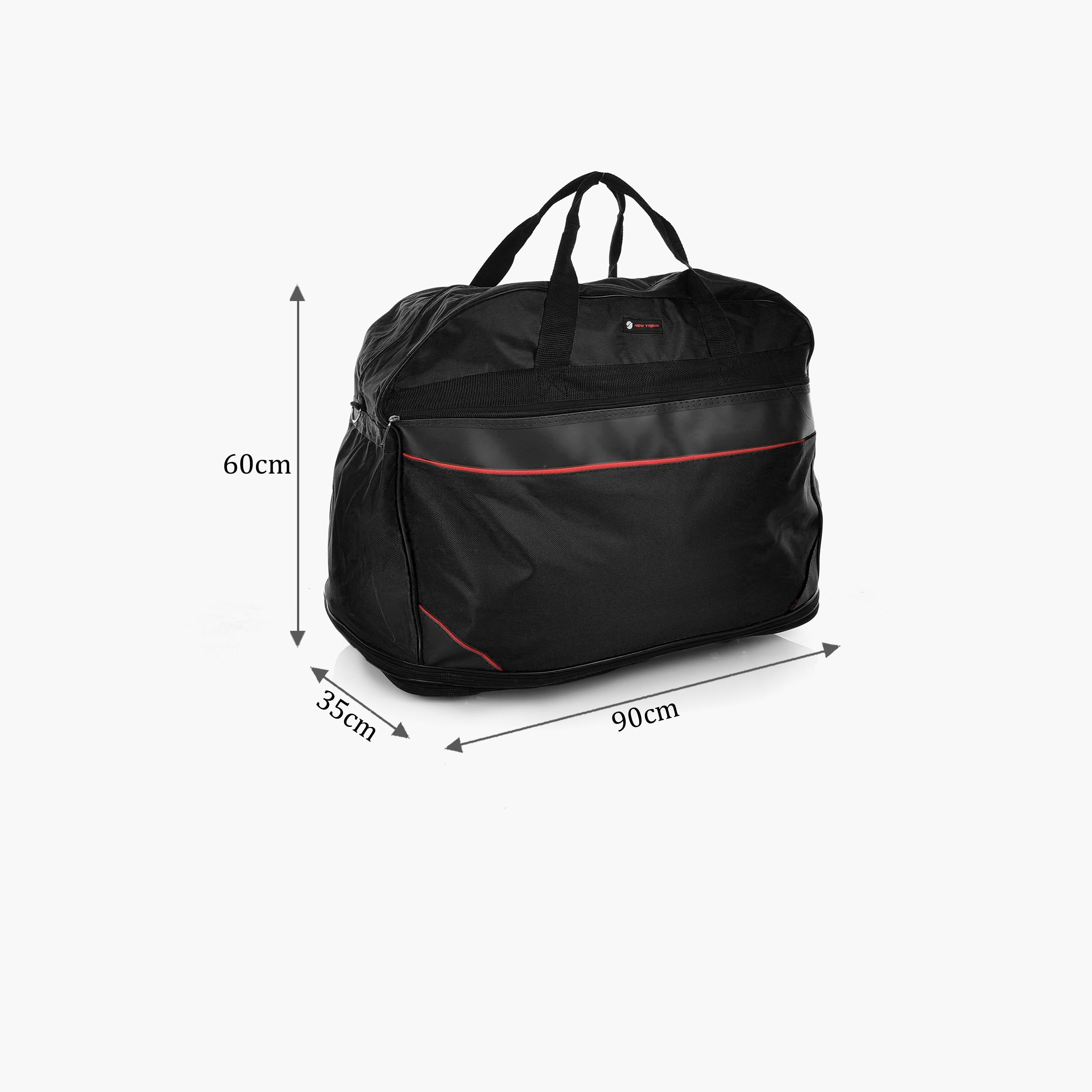 نيو ترافل - شنطة سفر قماشية 36 إنش خفيفة الوزن | XG001blk-36-travel-luggagesandbags-dufflebags-image-2