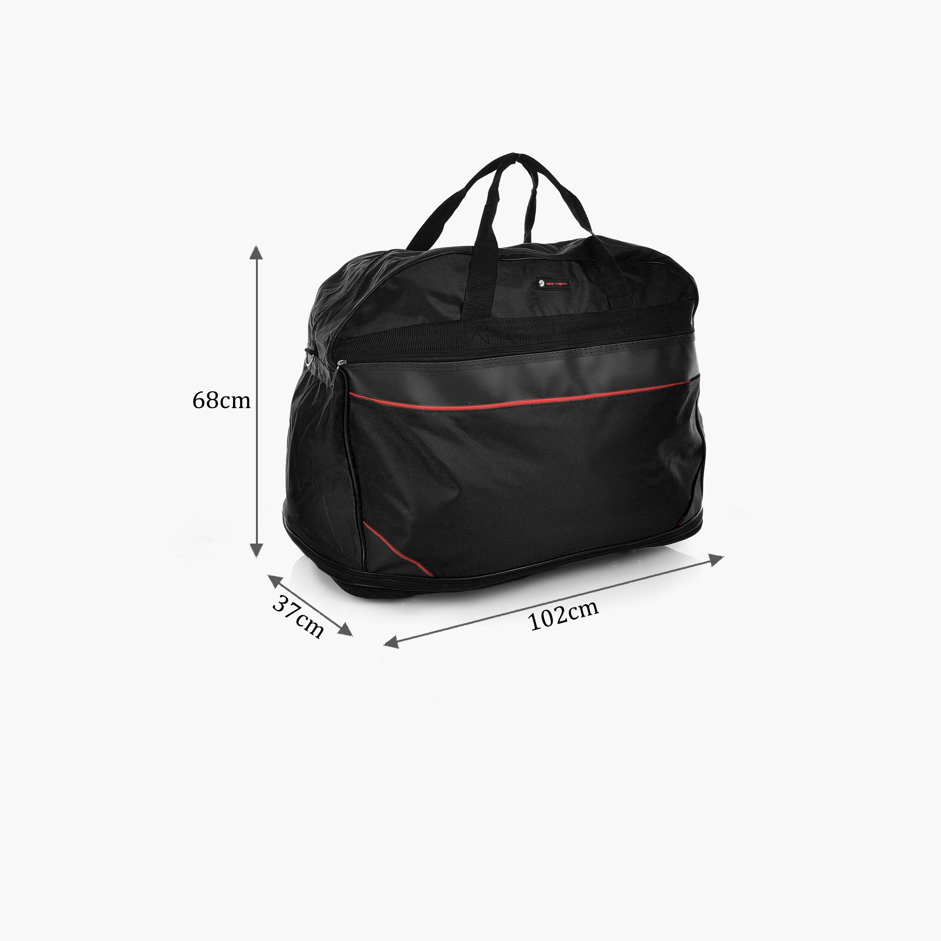 نيو ترافل - شنطة سفر قماشية 40 إنش خفيفة الوزن | XG001blk-40-travel-luggagesandbags-dufflebags-image-2