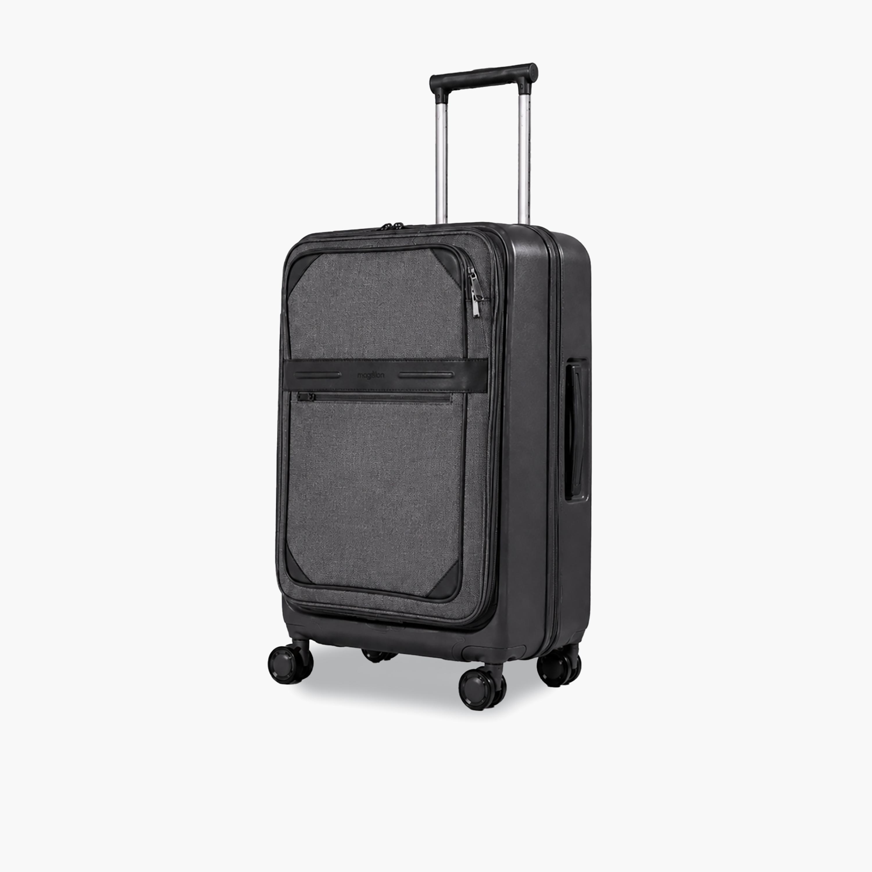 Magellan Set of 3 Polycarbonate with ABS Soft-Sided 4-Wheeler Spinner Trolley Bags with TSA Lock-travel-luggagesandbags-luggage-image-6