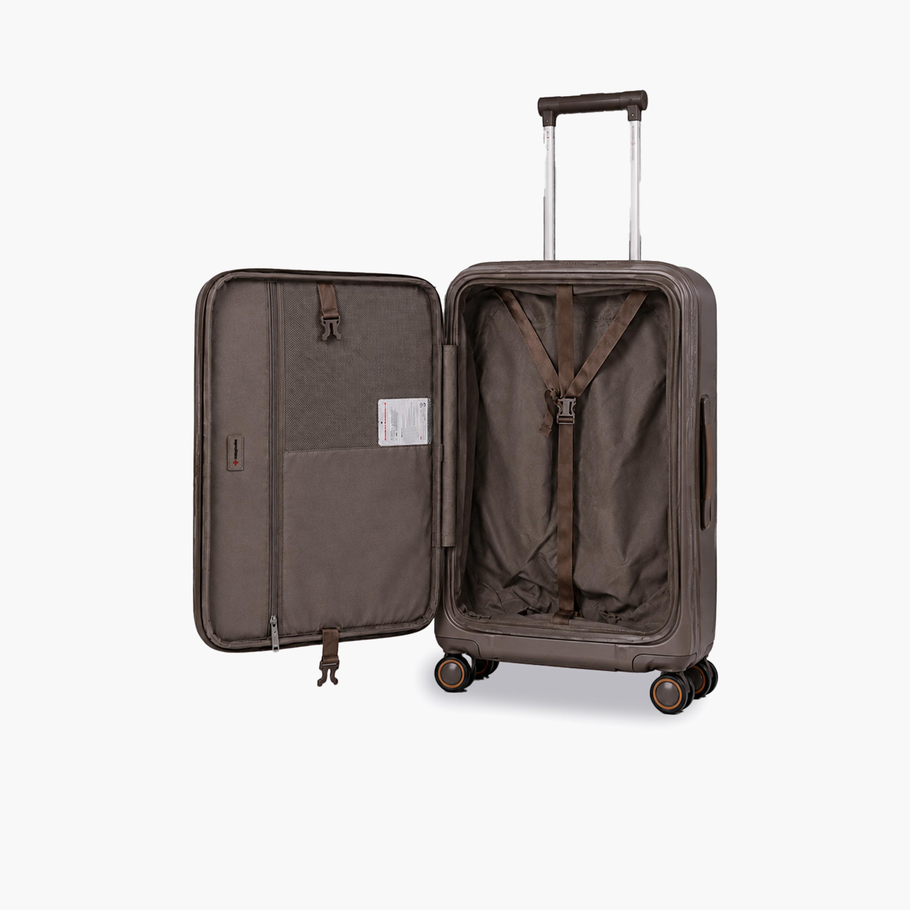 Magellan Set of 3 Polycarbonate with ABS Soft-Sided 4-Wheeler Spinner Trolley Bags with TSA Lock-travel-luggagesandbags-luggage-image-3