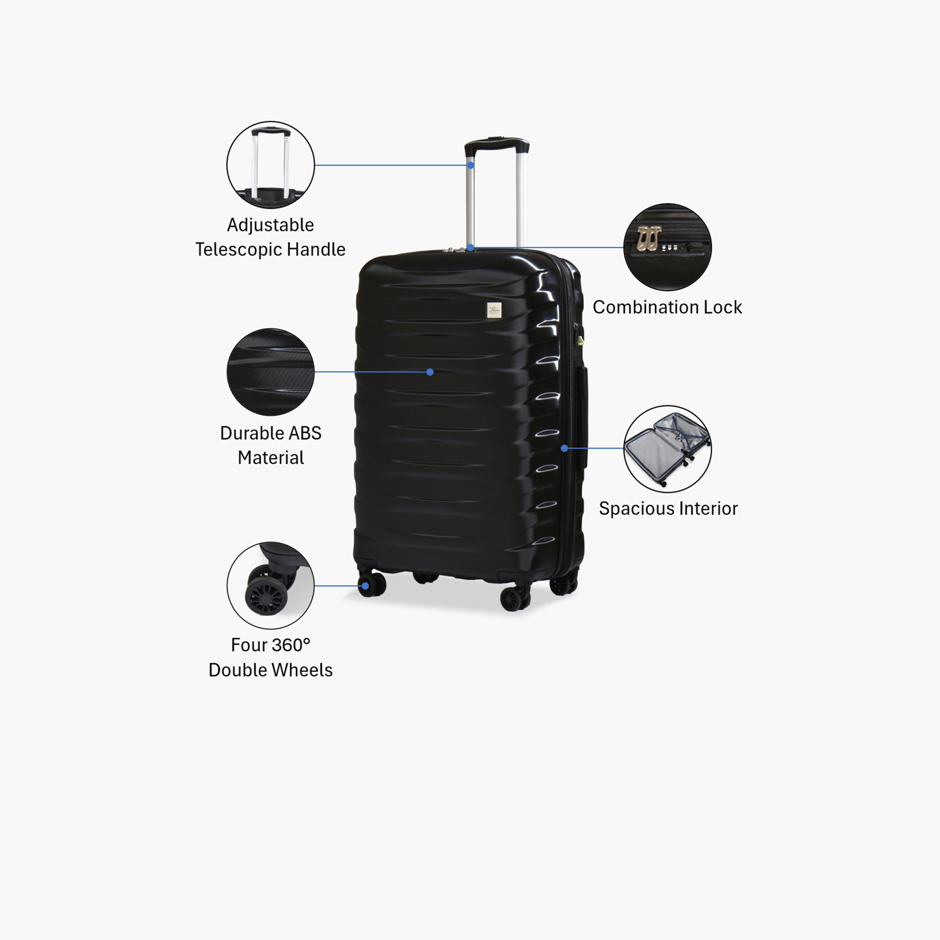 Ricardo 70 CM Large Check-in ABS Hard-Sided 4-Wheeler Spinner Trolley Bag with Combination Lock-travel-luggagesandbags-luggage-image-3
