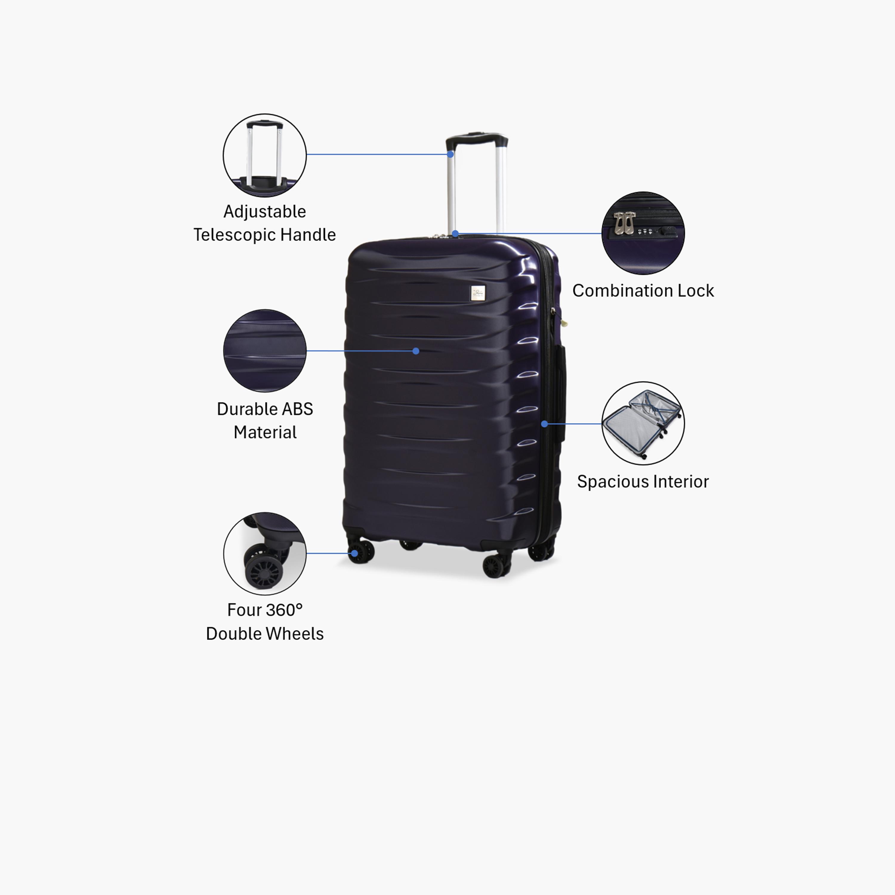 ريكاردو - شنطة سفر كبيرة الحجم 70 سم، جوانب صلبة من ABS بأربع عجلات دوارة وقفل برقم سري-travel-luggagesandbags-luggage-image-3