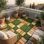 Parquet 12-Piece Grass and Wood Flooring Tile Set - 30x30 cm-household-gardenandoutdoor-outdoor-image-1
