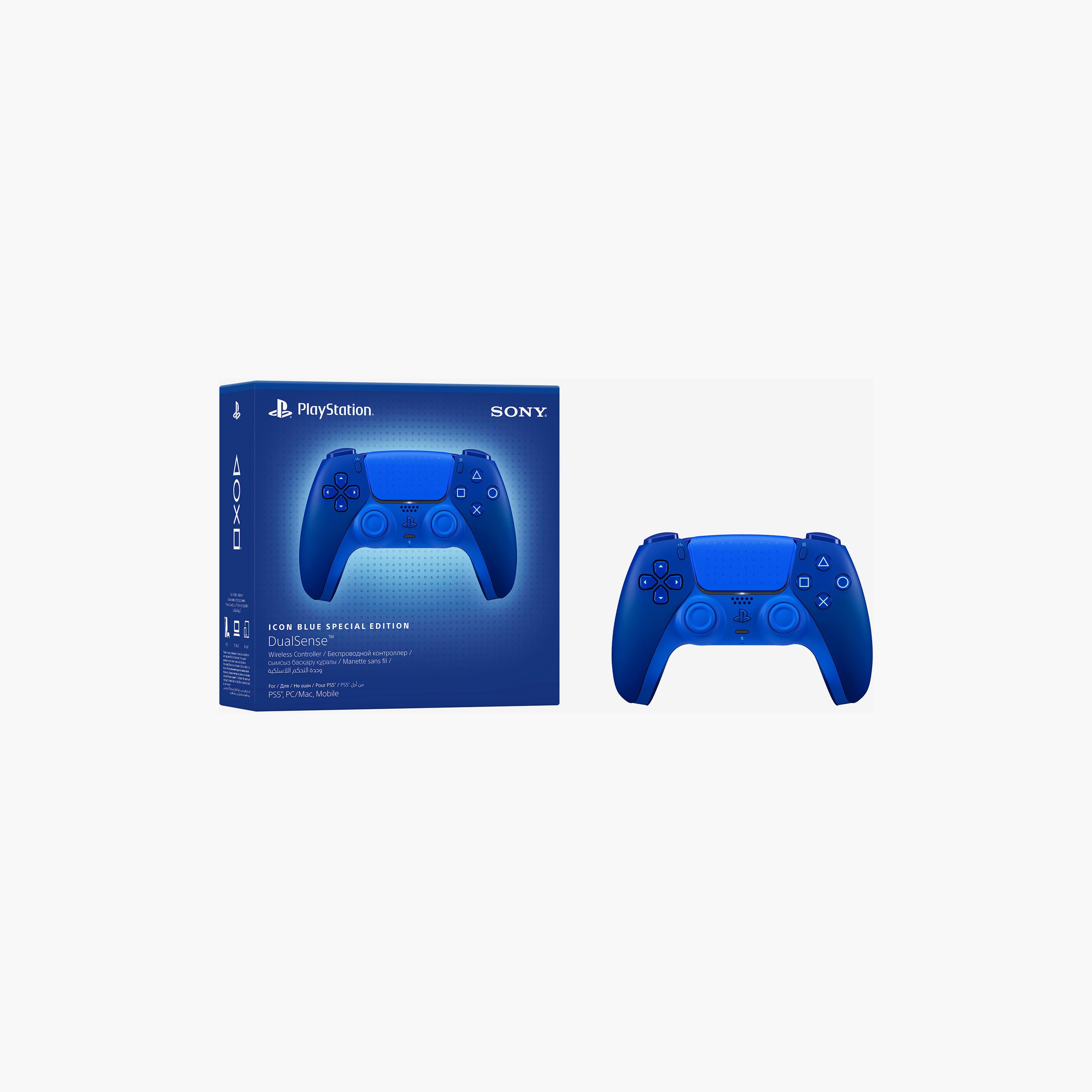 يد تحكم دوال سينس أيقونية باللون الأزرق لجهاز PS5 من سوني | CFIZCT2WZBXICONBLUE-electronics-gamesandconsoles-image-2