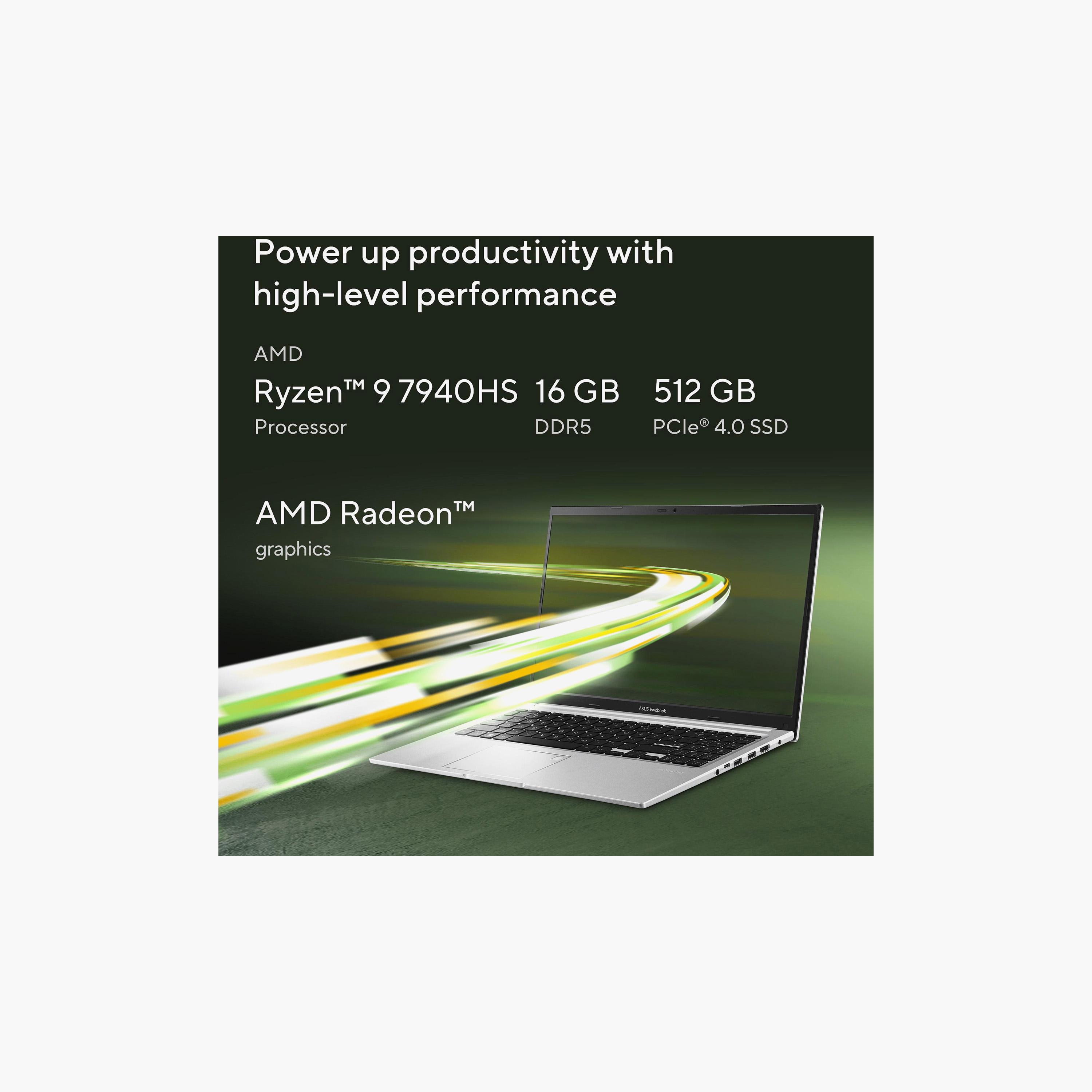 Asus Vivobook 15 AMD Ryzen 9 7940HS 16GB RAM 512GB SSD 15.6 in Windows 11 Blue | M1502XA-BQ034W-PROMO_EMAX_AE_ENBD_131026-image-7