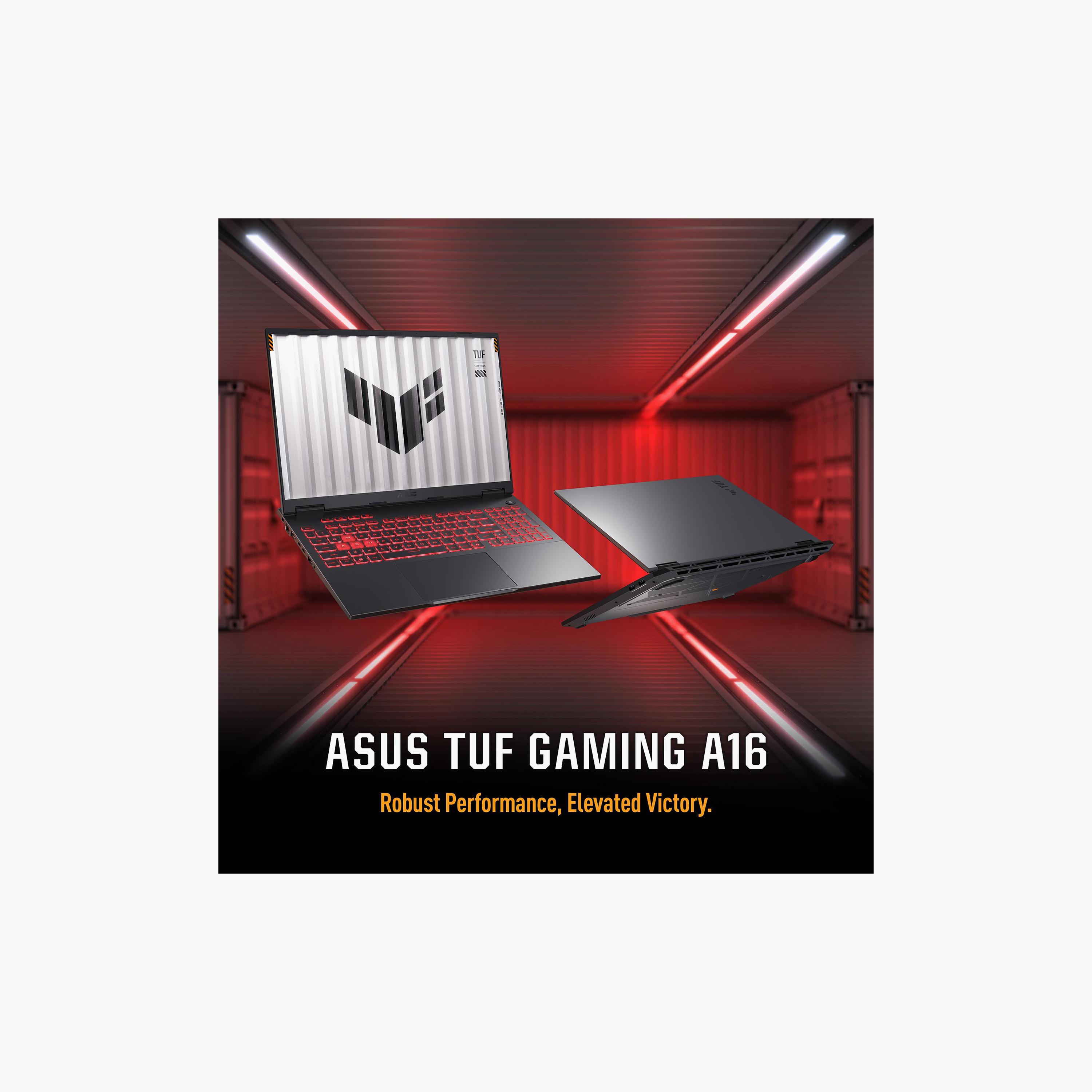 لابتوب أسوس TUF A16 Ryzen 7 16GB DDR5/512GB SSD RTX 5060 8GB 16 إنش رمادي | FA608UMI-TU189W-electronics-laptops-image-10