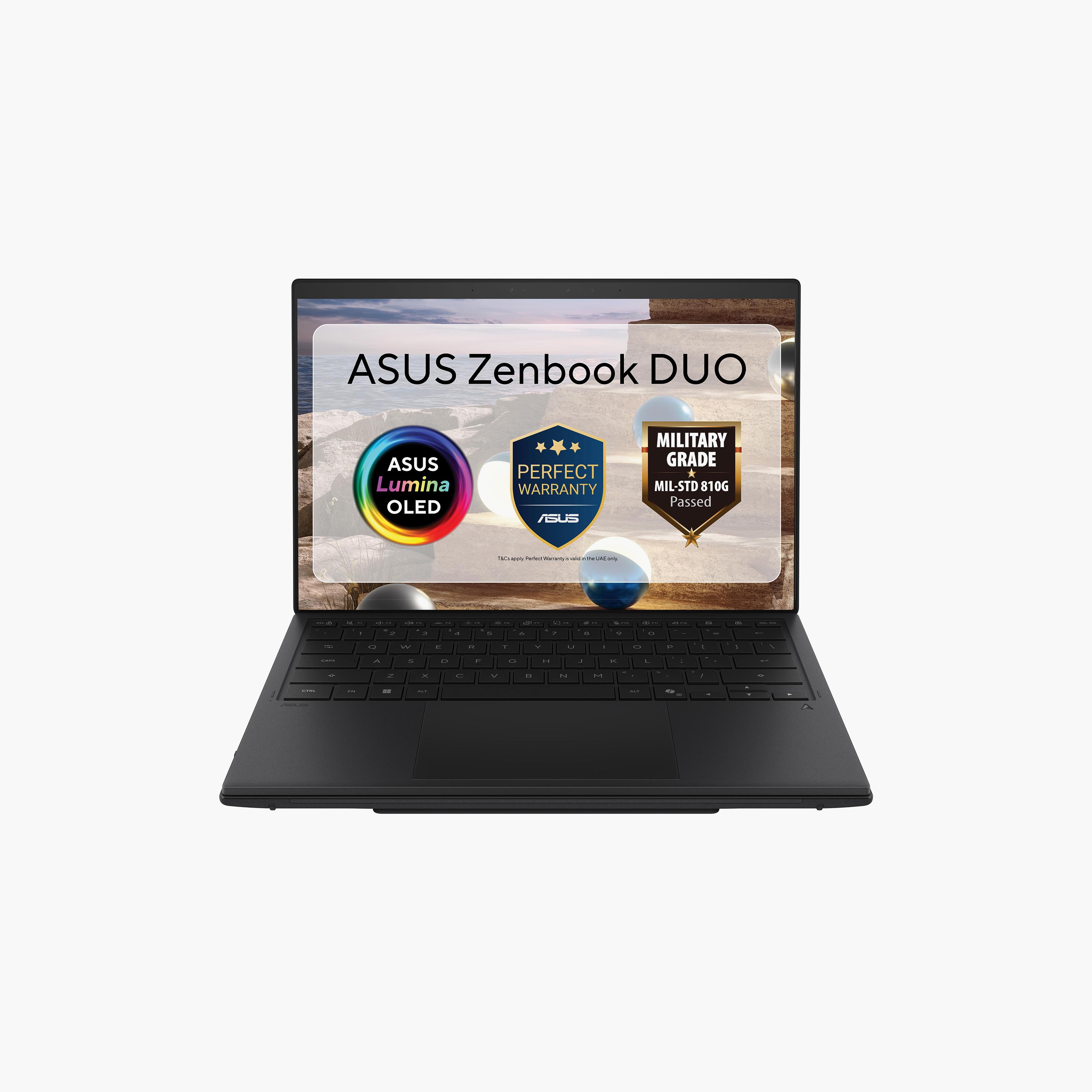 لابتوب أسوس زينبوك ديو Ultra 7 16GB/512GB SSD لمس 14 إنش Win11 رمادي | UX8407AA-U7165W-PROMO_EMAX_AE_ENBD_131026-image-1
