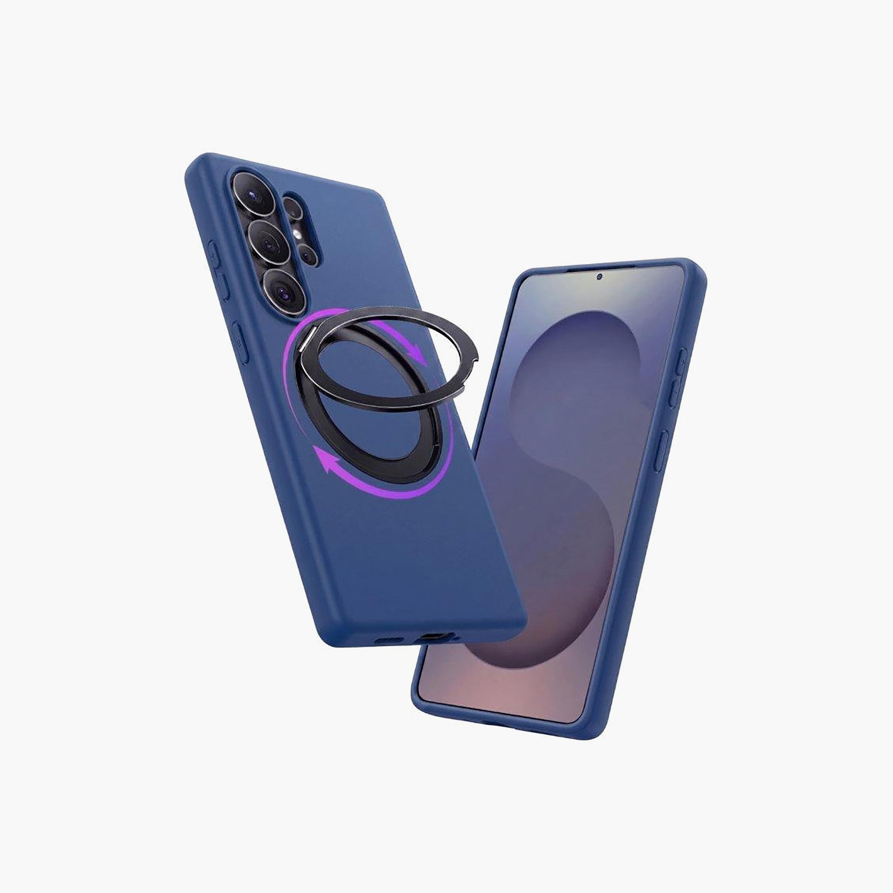 جراب سيليكون أزرق متوافق مع ماج سيف لهاتف S26 Ultra من تراندز | TR-CC7014-electronics-accessories-mobileaccesories-image-1