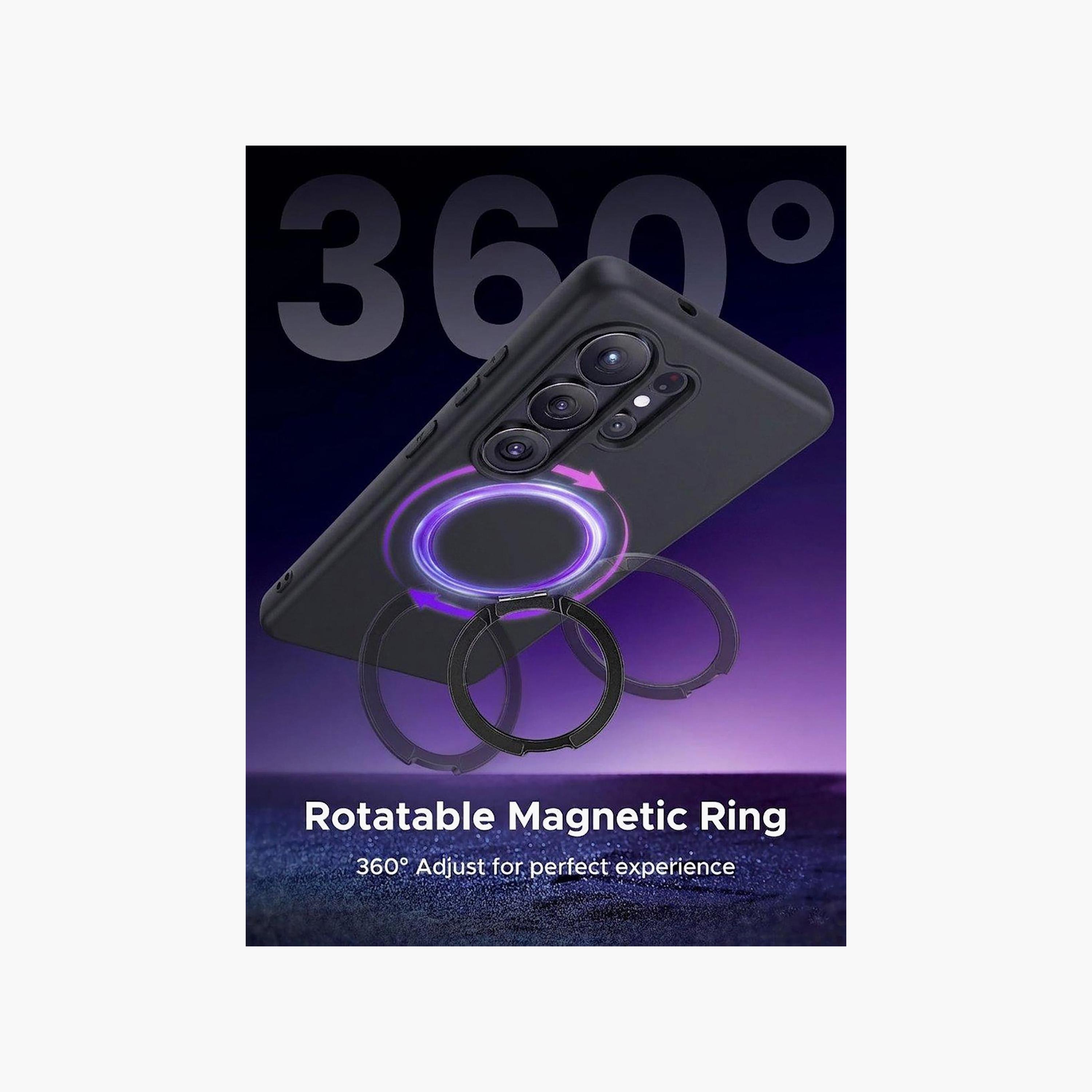 جراب سيليكون أسود متوافق مع ماج سيف لهاتف S26 Ultra من تراندز | TR-CC7750-electronics-accessories-mobileaccesories-image-2