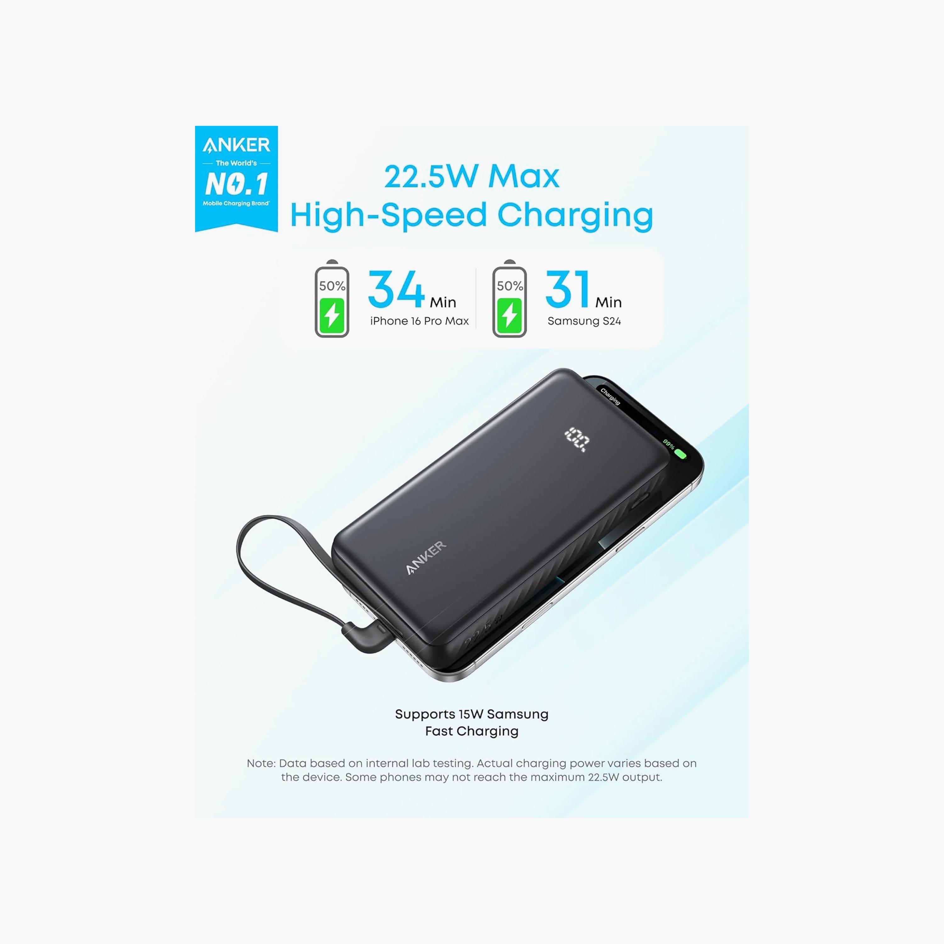 Anker Zolo 20000mAh Power Bank 22.5W Built-in USB-C Cable Black | A110EH11-electronics-accessories-mobileaccesories-image-5