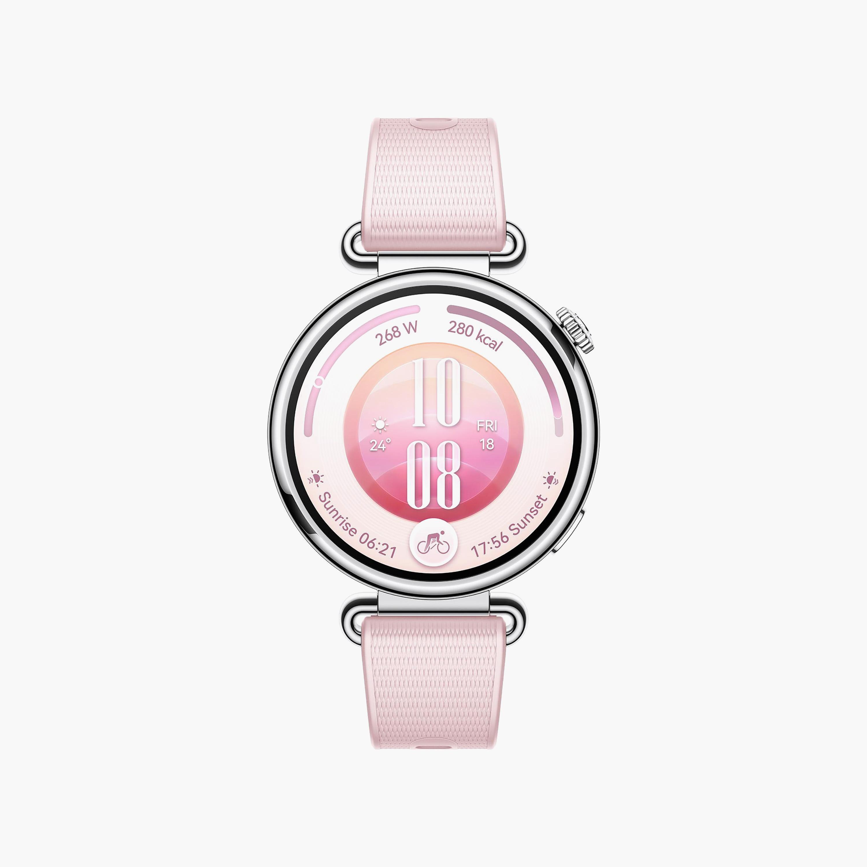 Huawei GT7 Konsu Pink Pink EasyCross Fluoroelastomer 41MM with Strap | HUW-BD-GT7-KON-PNK+STRAP-men-watchesandjewellery-watches-image-1
