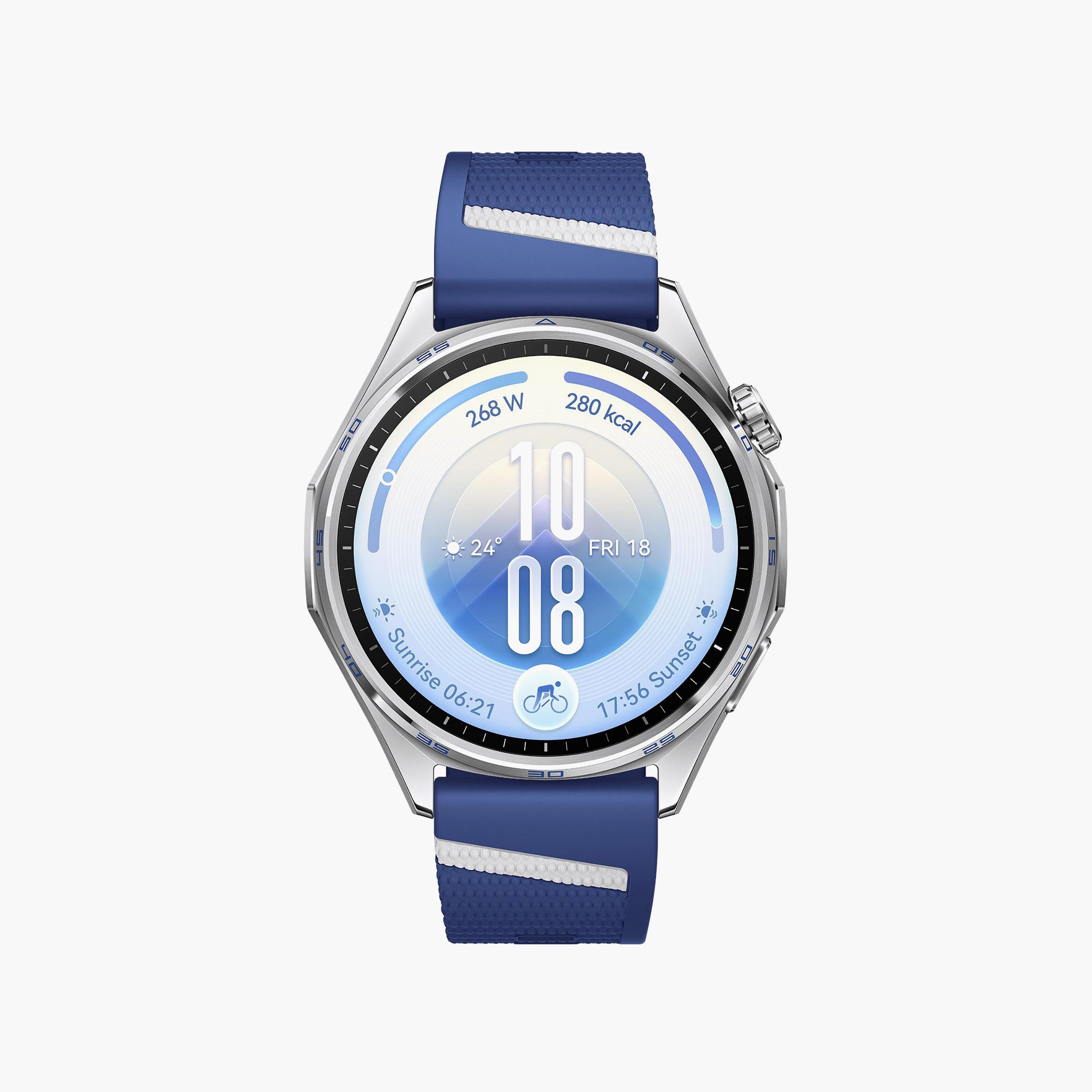 Huawei GT7 Atum Blue Blue EasyCross Fluoroelastomer 46MM with Strap | HUW-BD-GT7-ATUM-BLU+STRAP-men-watchesandjewellery-watches-image-1