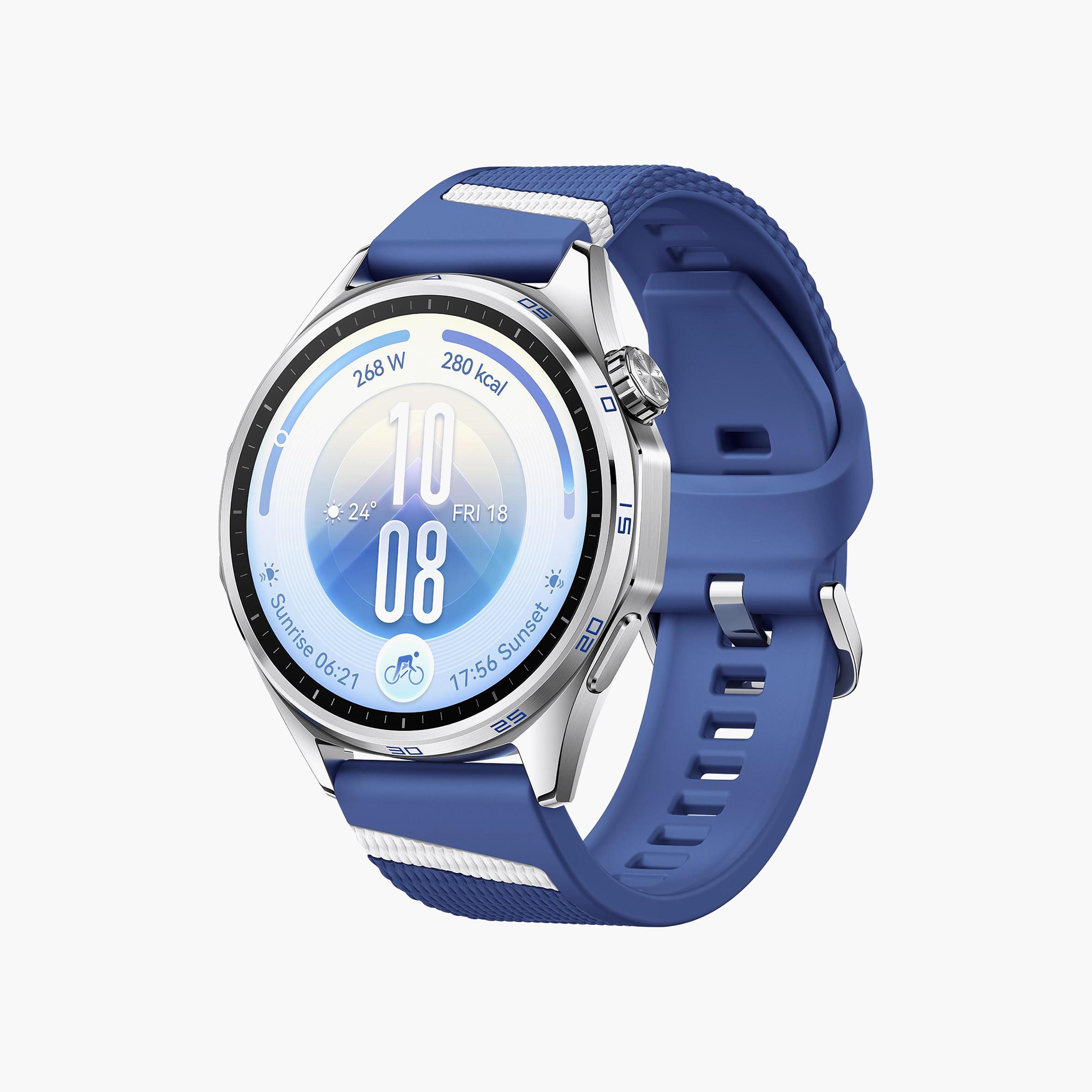 Huawei GT7 Atum Blue Blue EasyCross Fluoroelastomer 46MM with Strap | HUW-BD-GT7-ATUM-BLU+STRAP-men-watchesandjewellery-watches-image-4