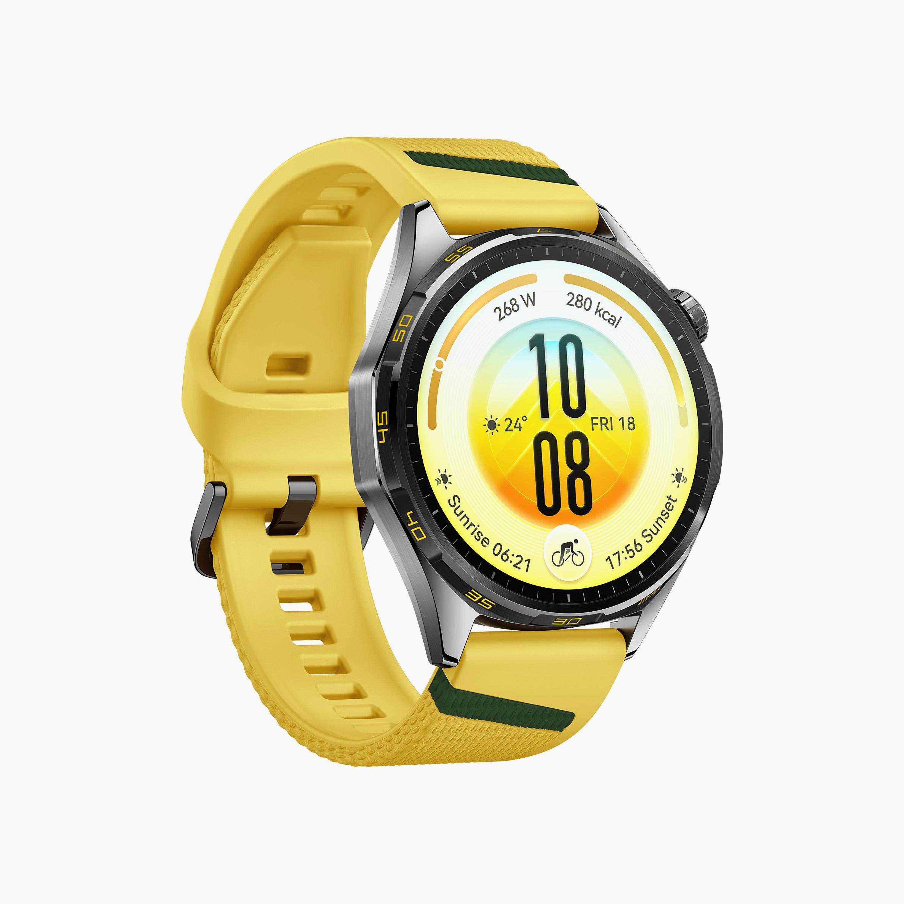 Huawei GT7 Atum Yellow Yellow EasyCross Fluoroelastomer 46MM with Strap | HUW-BD-GT7-ATUM-YLW+STRAP-men-watchesandjewellery-watches-image-2