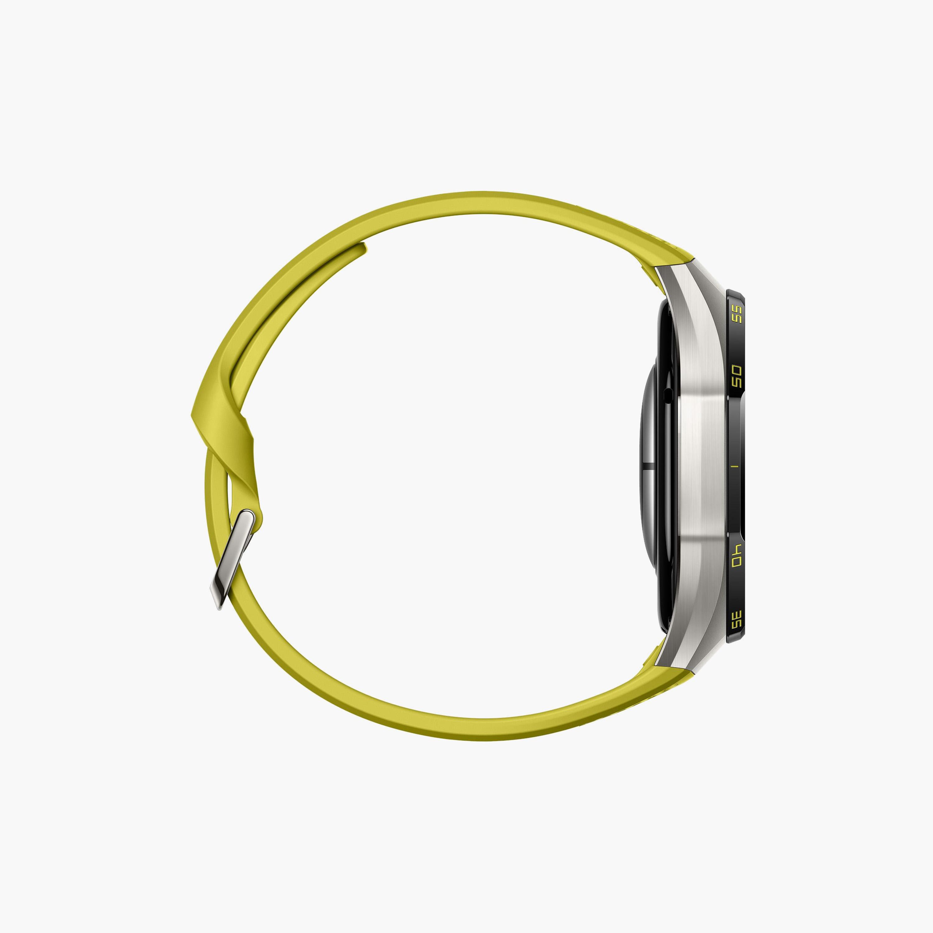ساعة ذكية GT7 Pro أتوم أصفر إيزي كروس فلورو إيلاستومر 46MM مع سوار من هواوي-men-watchesandjewellery-watches-image-5