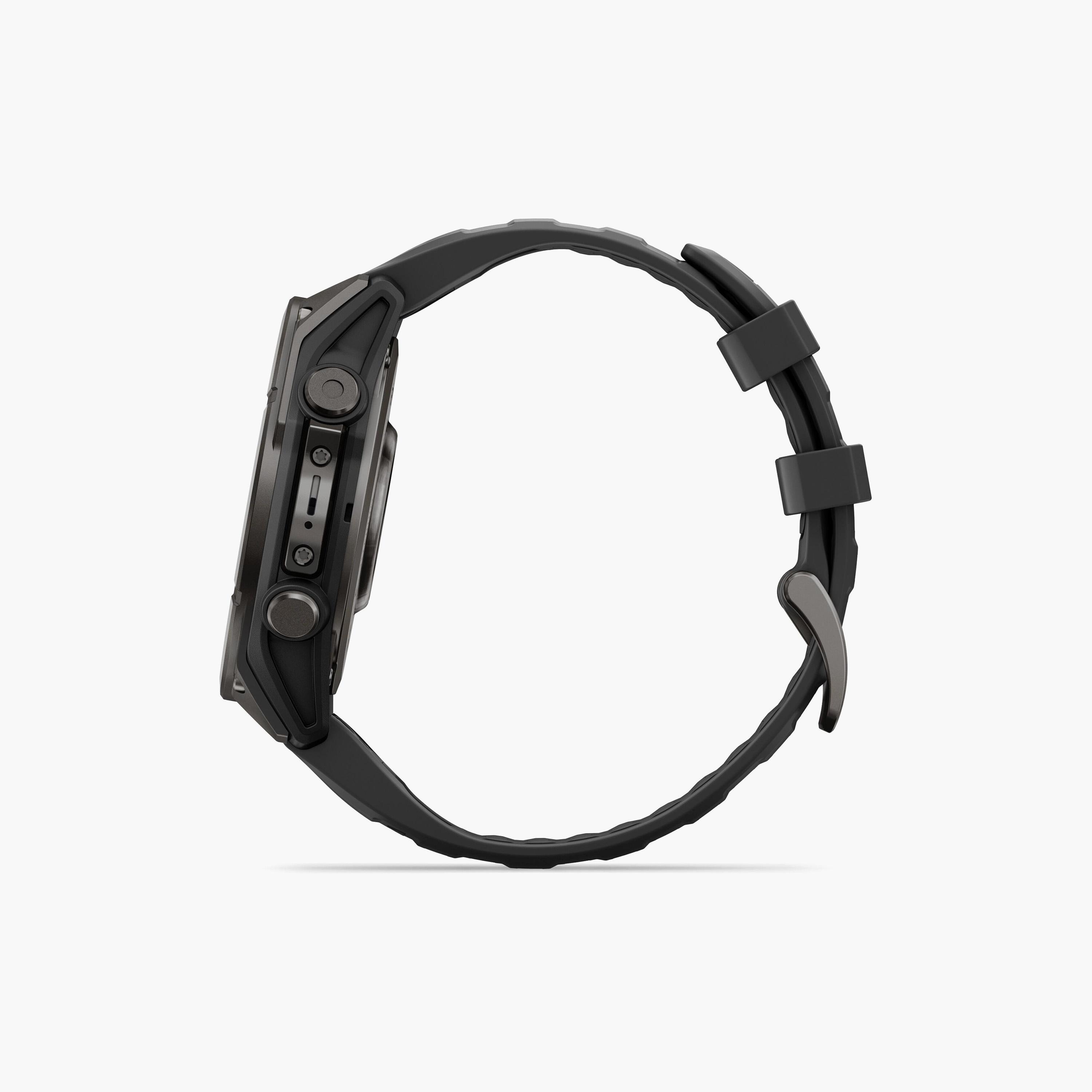Garmin Fenix 9 47mm AMOLED Carbon Gray DLC Titanium with Black Silicone Band | 010-04762-11-men-watchesandjewellery-watches-image-2