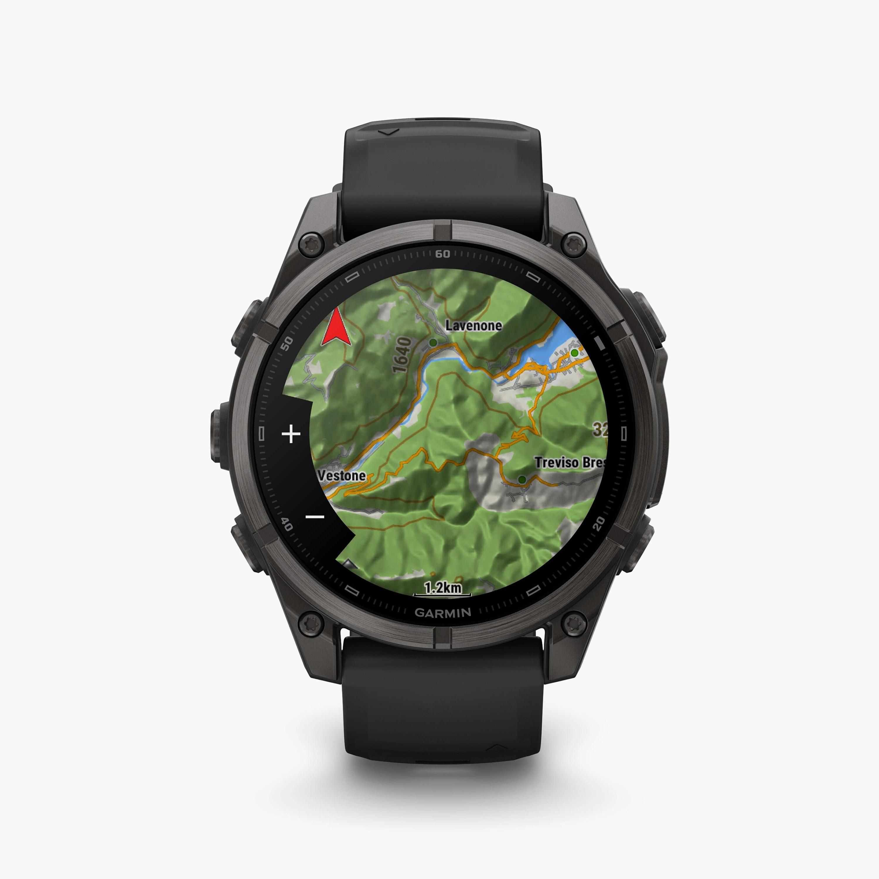 Garmin Fenix 9 47mm AMOLED Carbon Gray DLC Titanium with Black Silicone Band | 010-04762-11-men-watchesandjewellery-watches-image-6