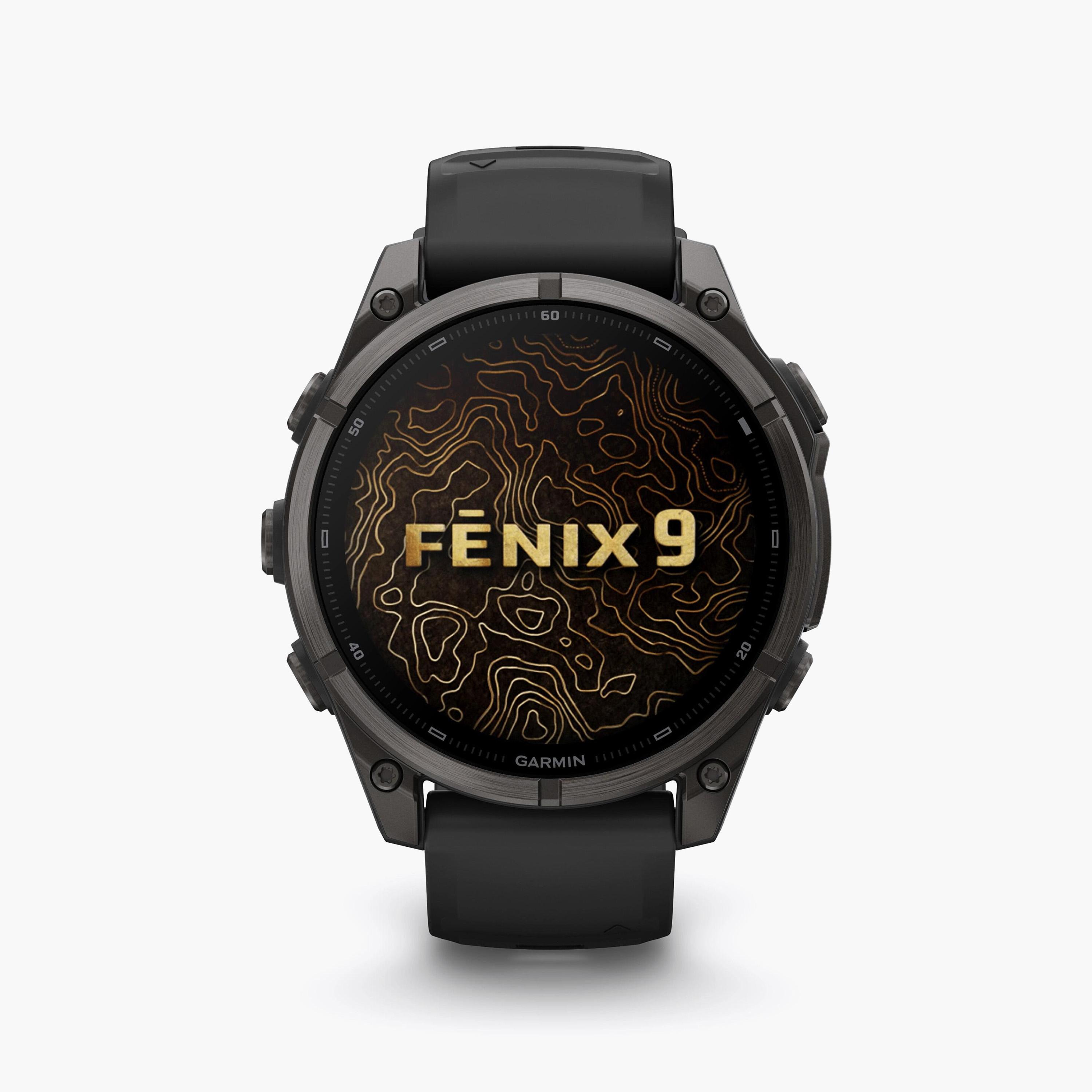 Garmin Fenix 9 47mm AMOLED Carbon Gray DLC Titanium with Black Silicone Band | 010-04762-11-men-watchesandjewellery-watches-image-7