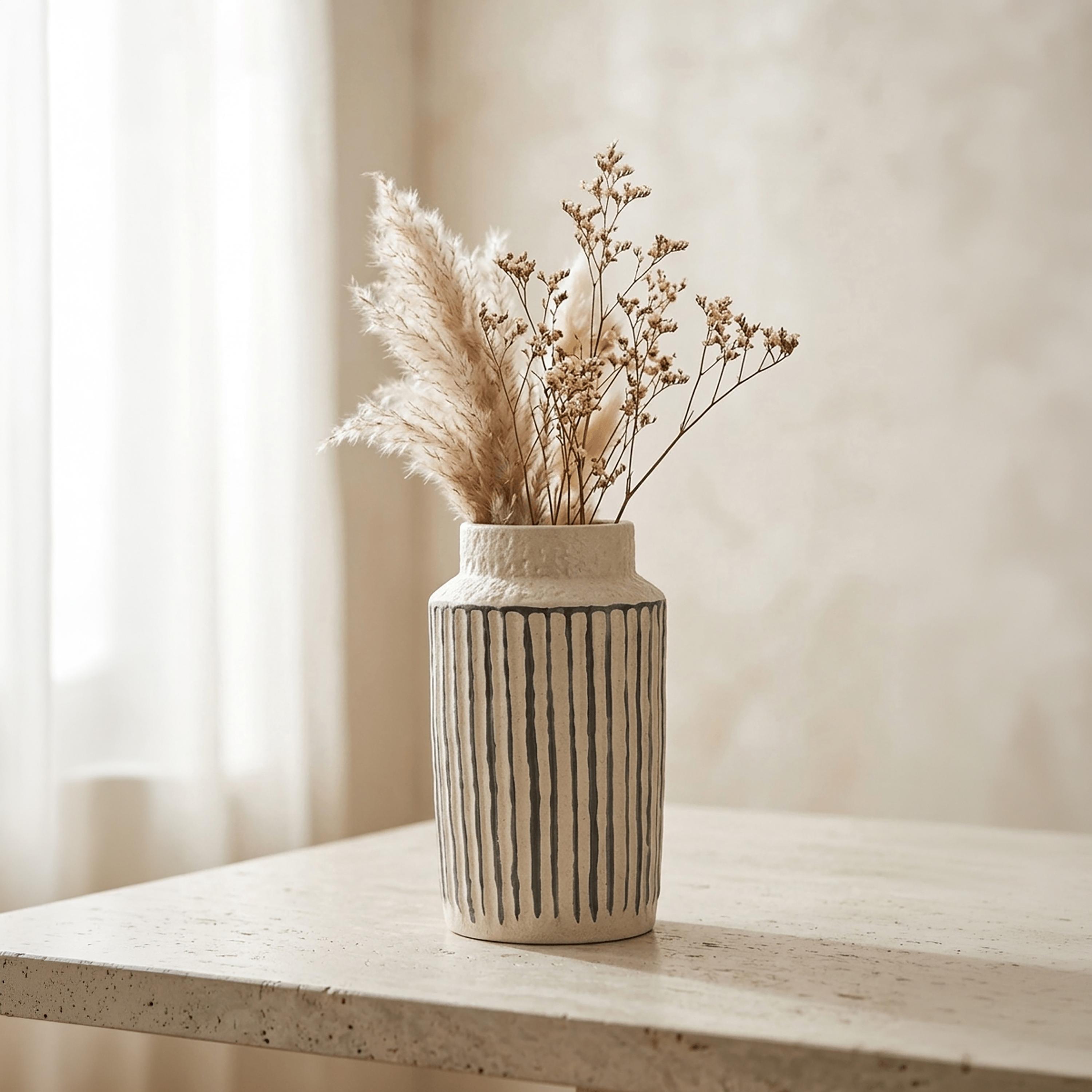 مزهرية سيراميك مزخرفة متعددة الألوان من ماريا هومز-household-decor-vasesandbowls-image-1