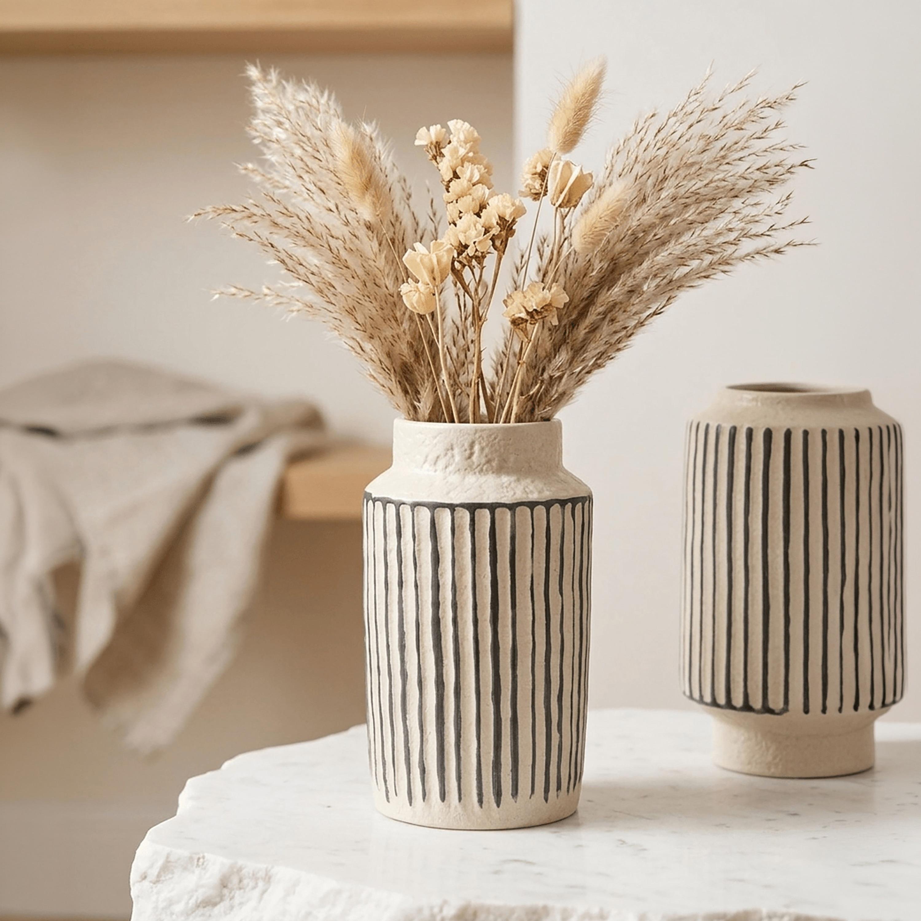 مزهرية سيراميك مزخرفة متعددة الألوان من ماريا هومز-household-decor-vasesandbowls-image-2