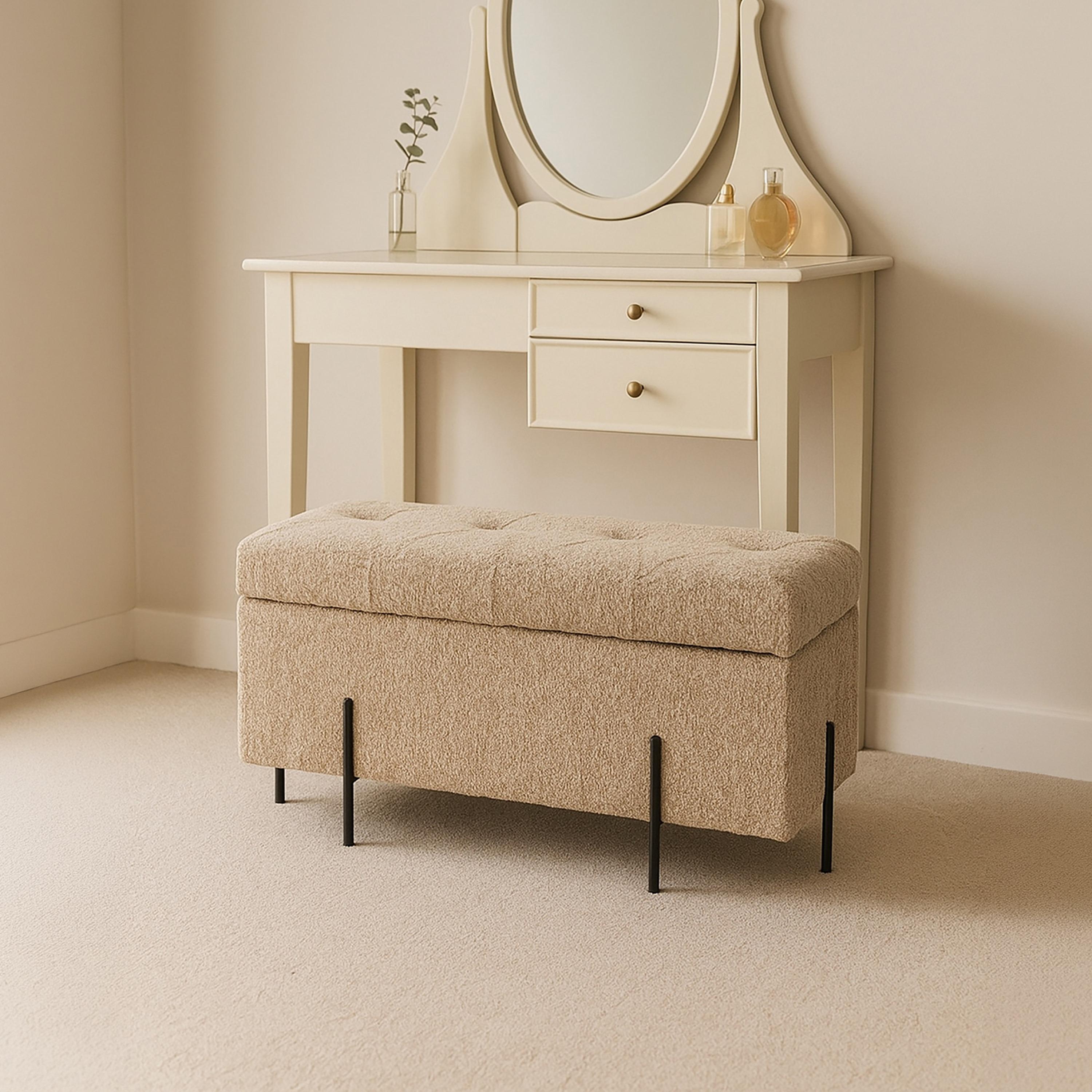 Maria Homes Brown Bench-furniture-sofaandseating-chaiseandbenches-image-1