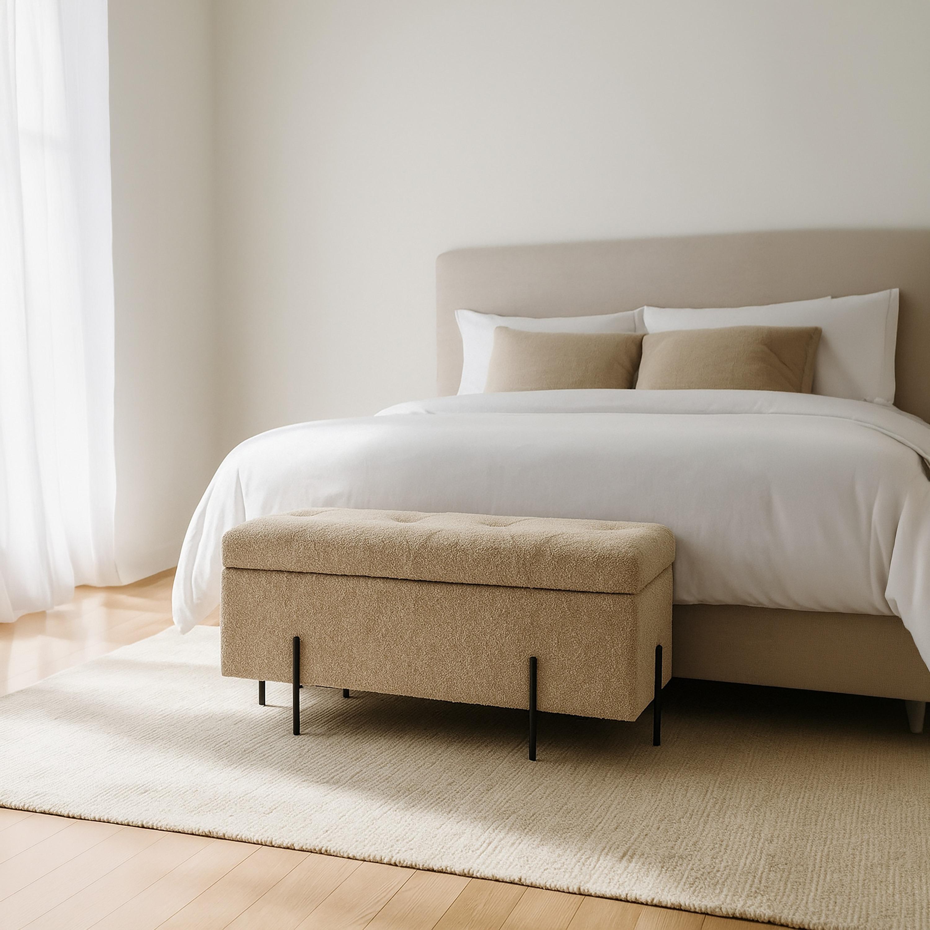 Maria Homes Brown Bench-furniture-sofaandseating-chaiseandbenches-image-2