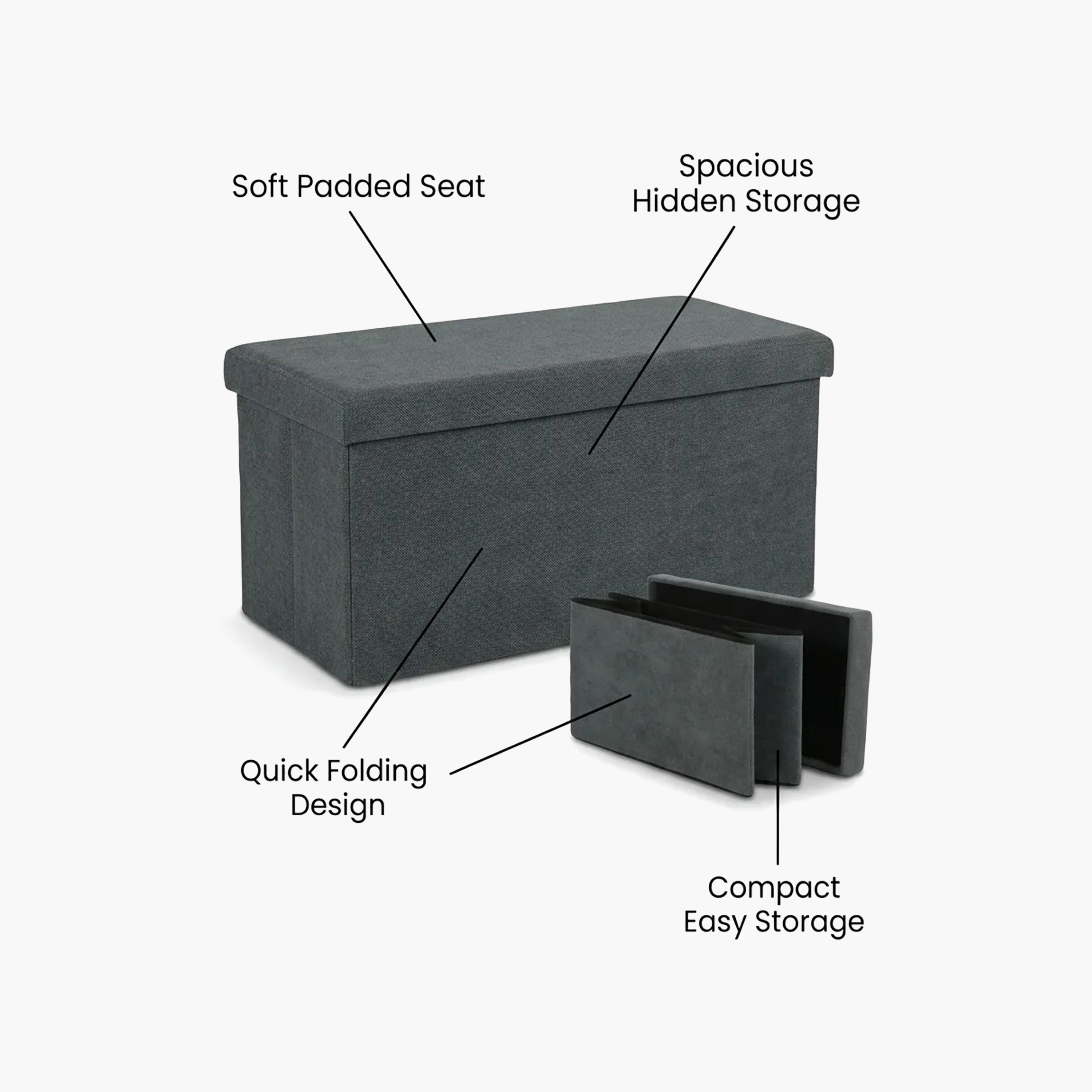 Maria Homes Grey Bench-furniture-sofaandseating-chaiseandbenches-image-3