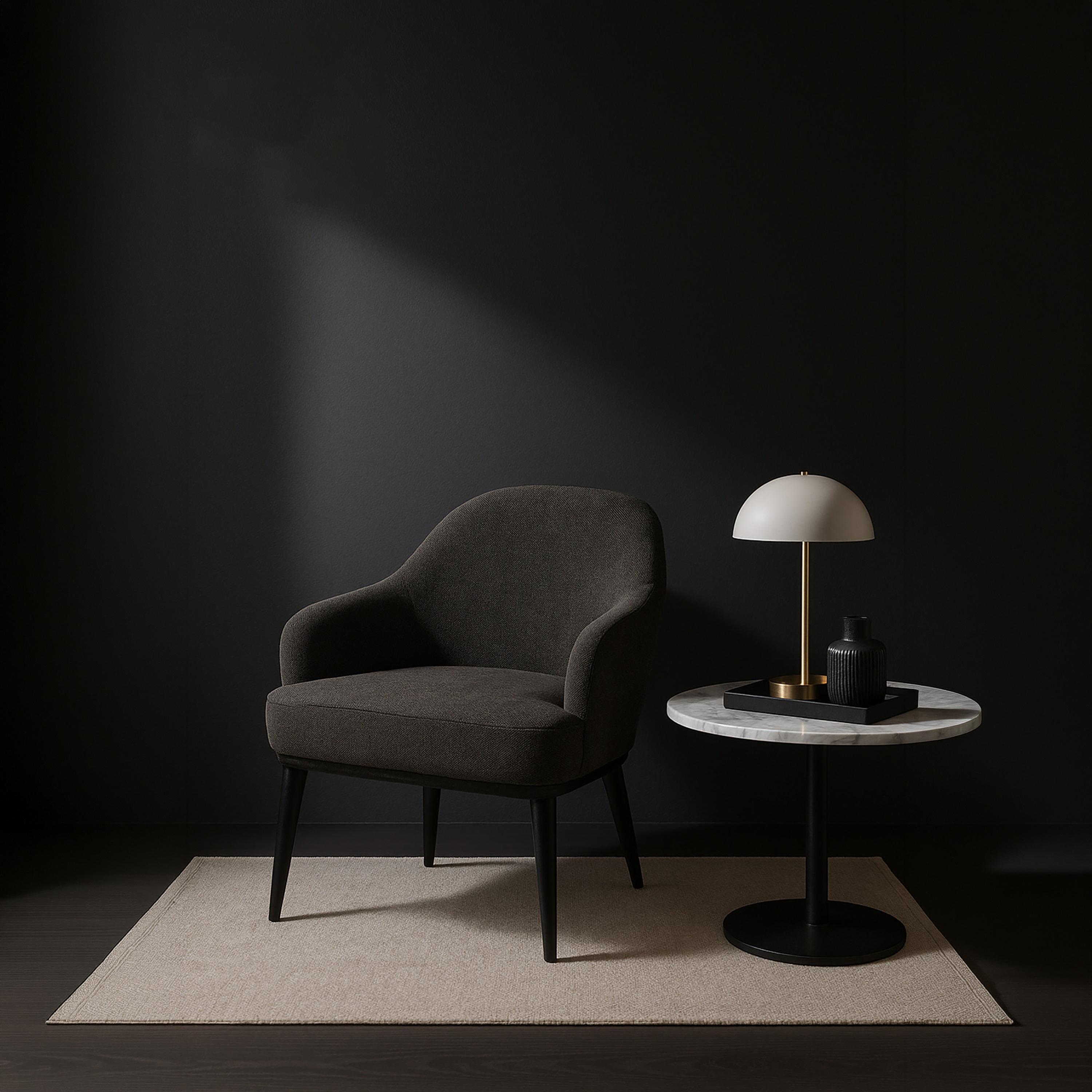 Maria Homes Curved Arm Chair-furniture-sofaandseating-armchairs-image-4