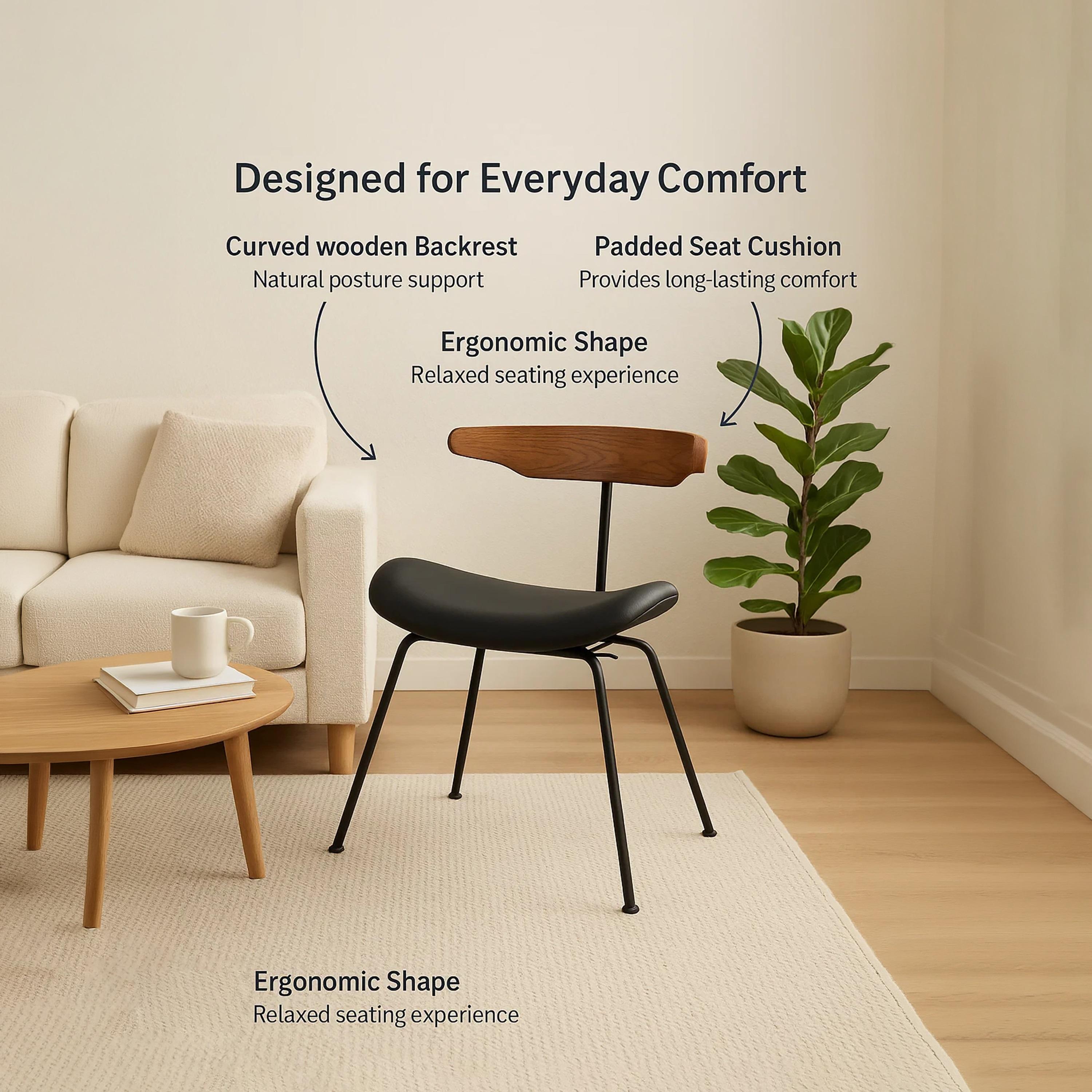 كرسي أنيق بدون ذراعين من ماريا هومز-furniture-diningroom-chairsandbenches-image-4