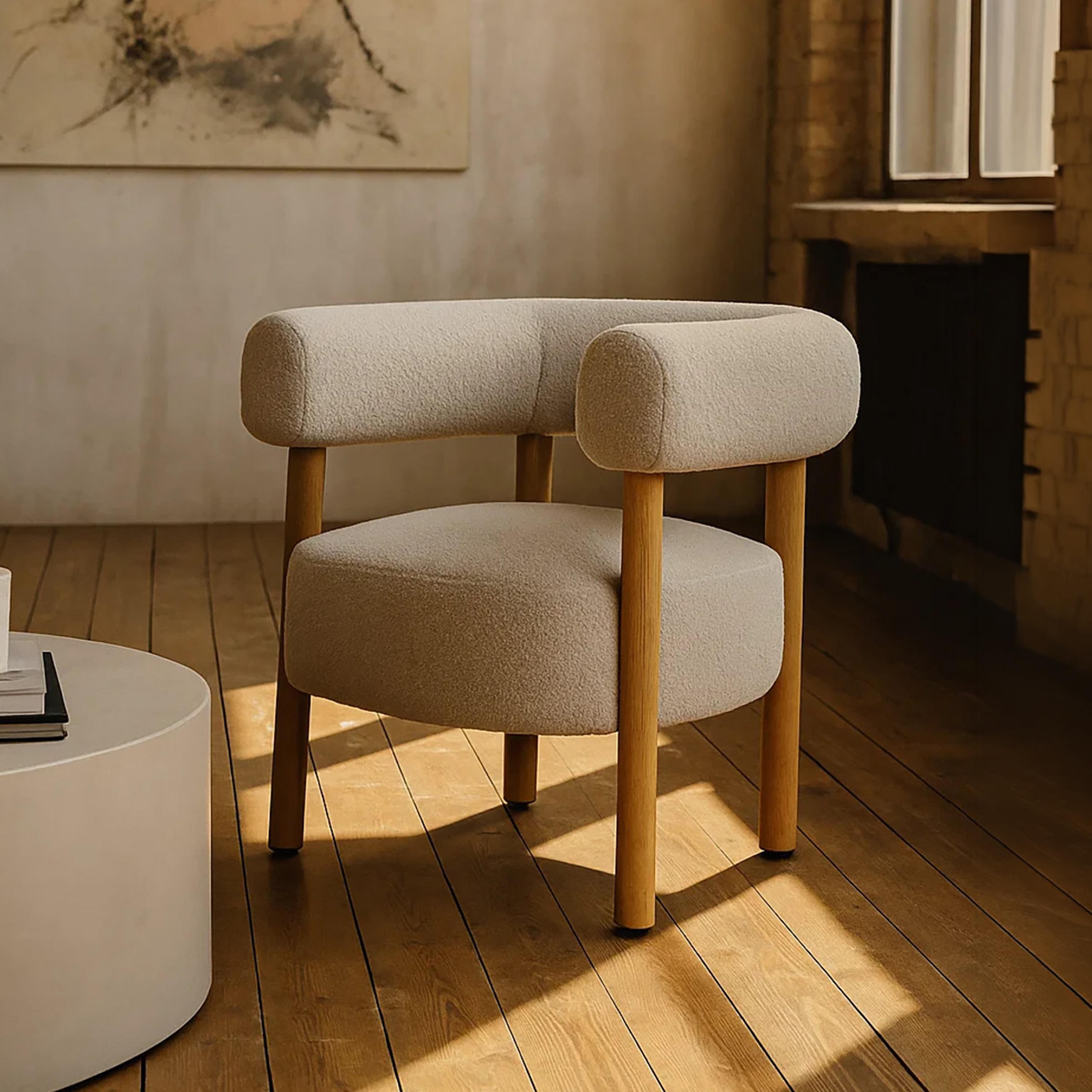 Maria Homes Curved Arm Chair-furniture-sofaandseating-armchairs-image-2