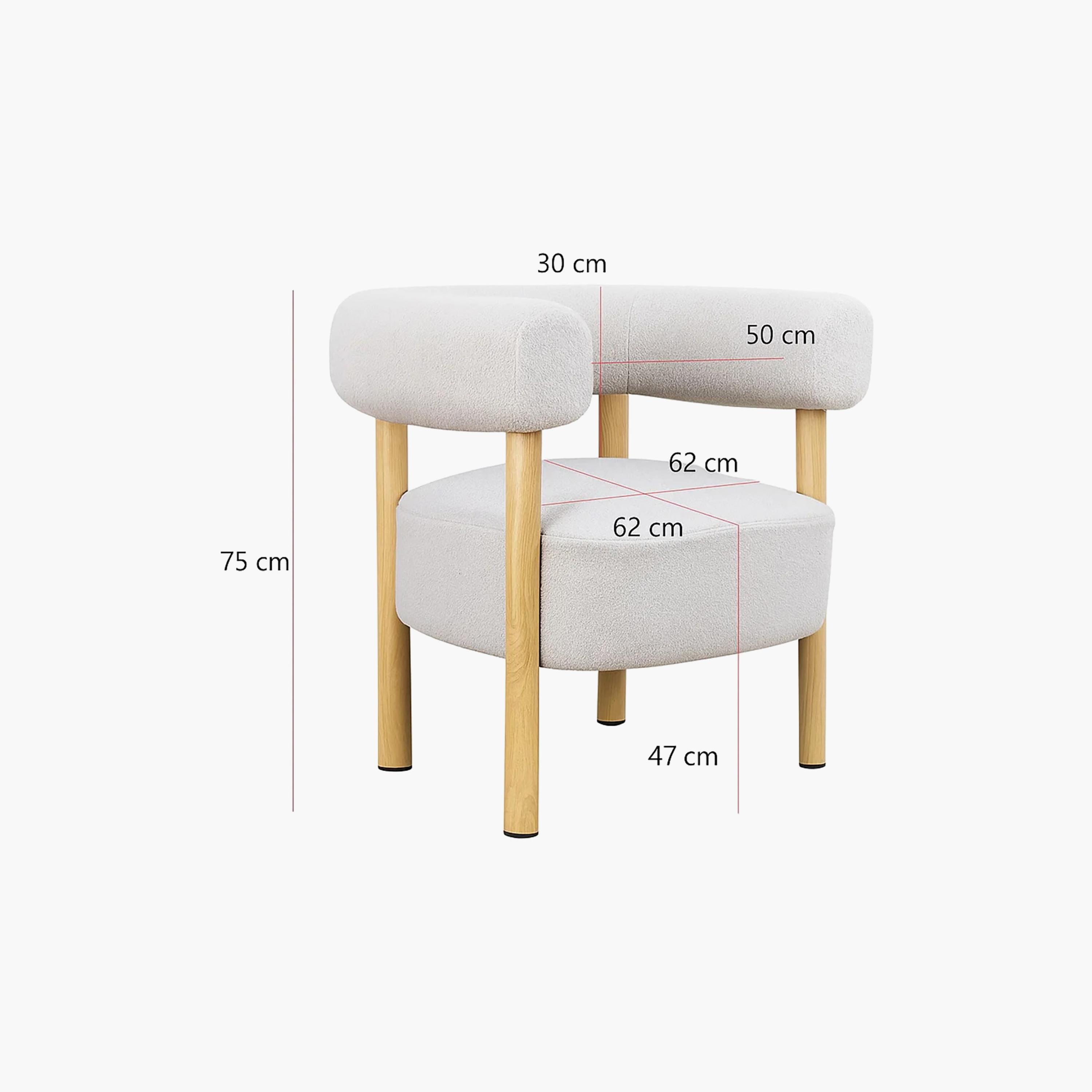 Maria Homes Curved Arm Chair-furniture-sofaandseating-armchairs-image-6
