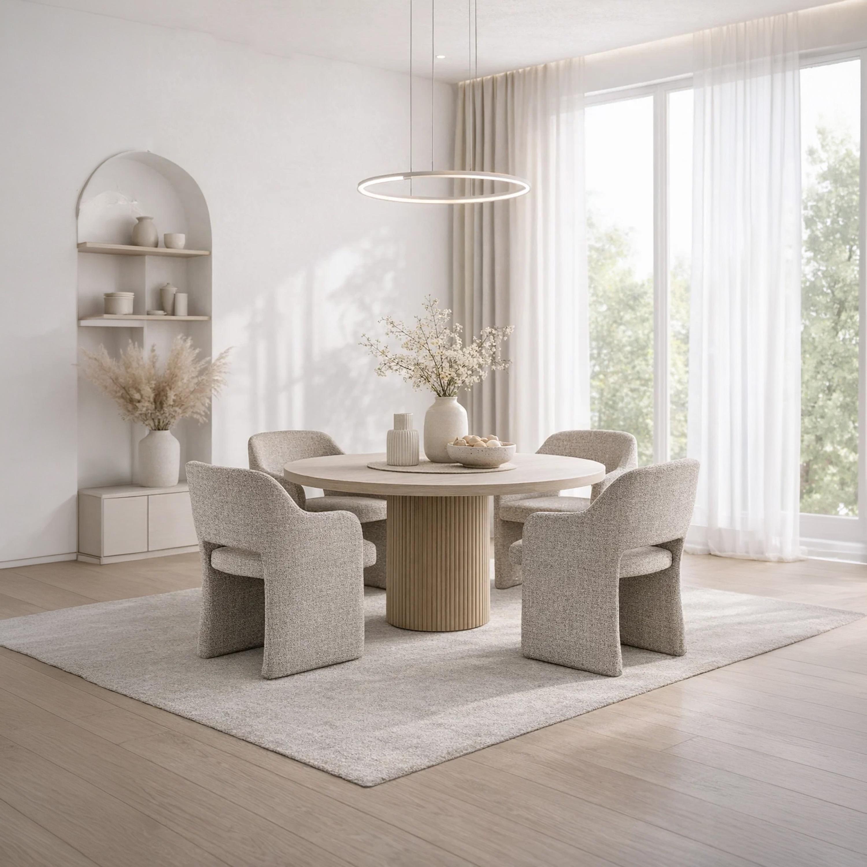 كرسي بذراع منحني بيج من ماريا هومز-furniture-sofaandseating-armchairs-image-3