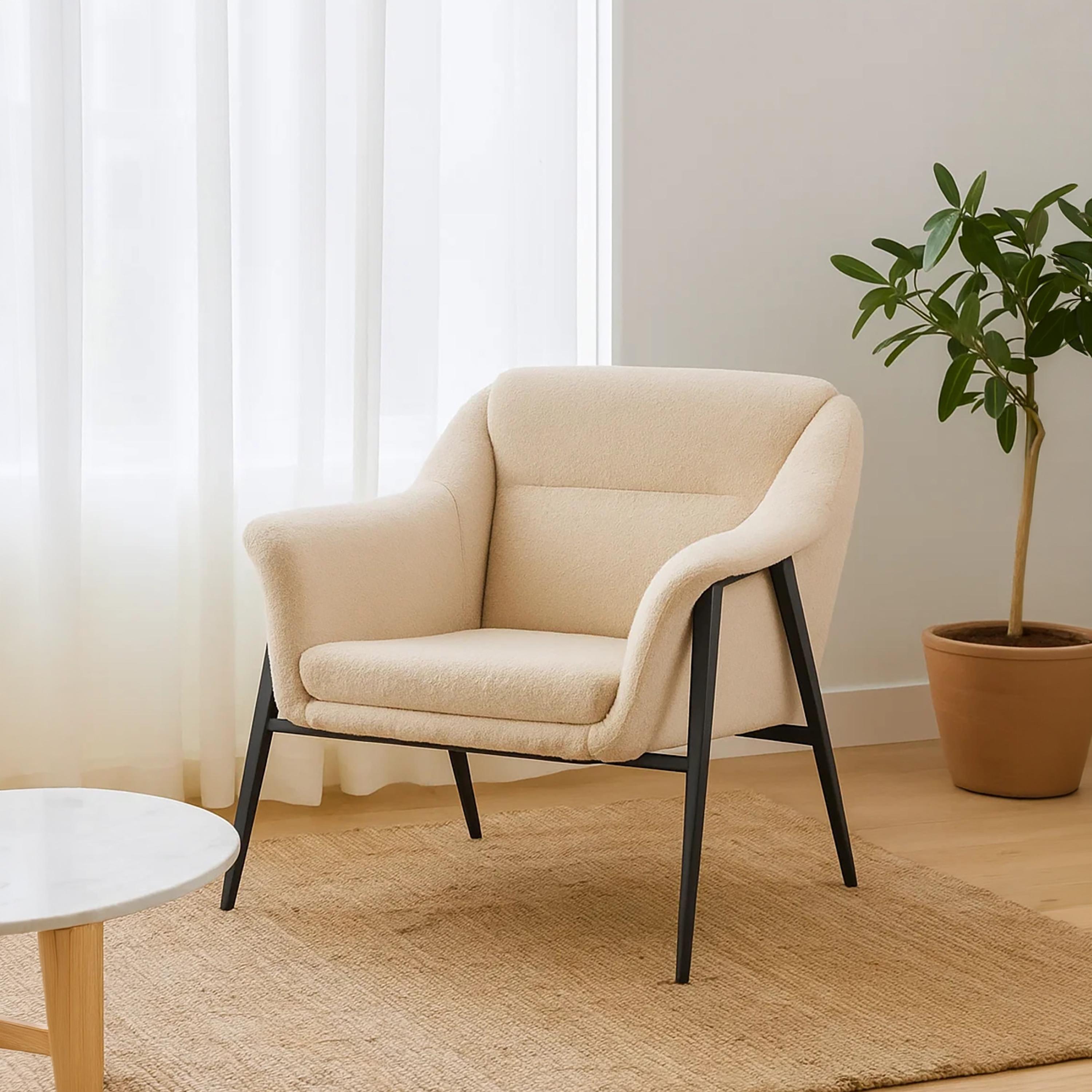 Maria Homes Padded Arm Chair-furniture-sofaandseating-armchairs-image-1
