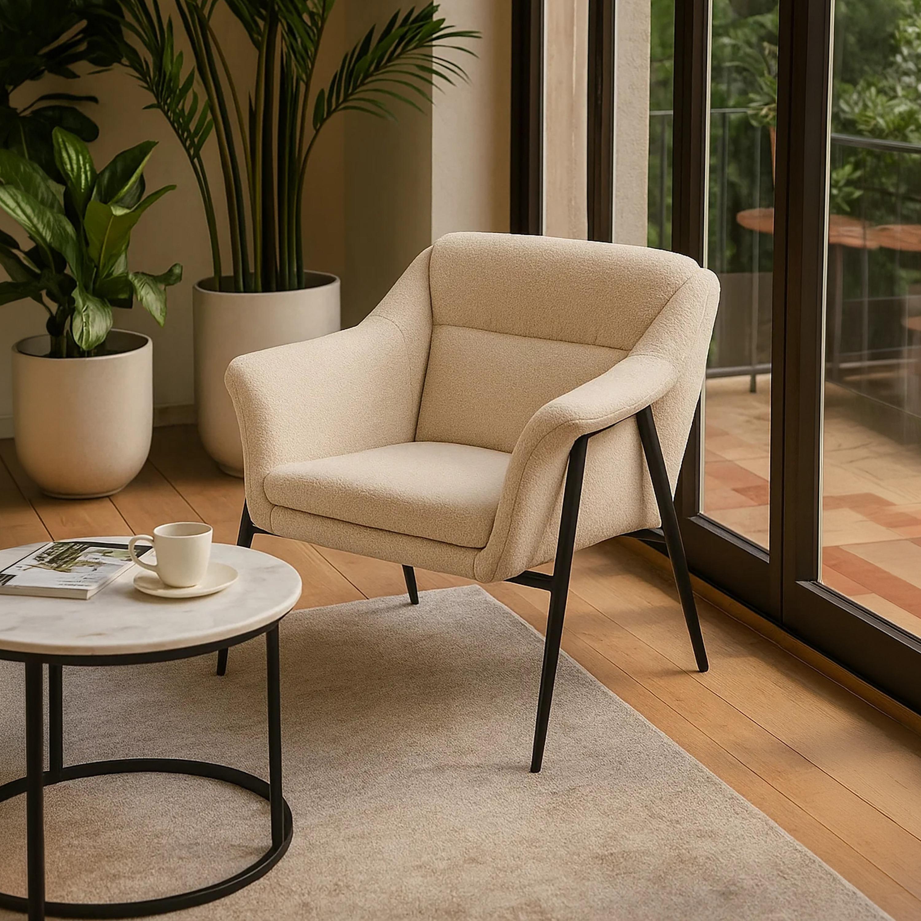 Maria Homes Padded Arm Chair-furniture-sofaandseating-armchairs-image-2