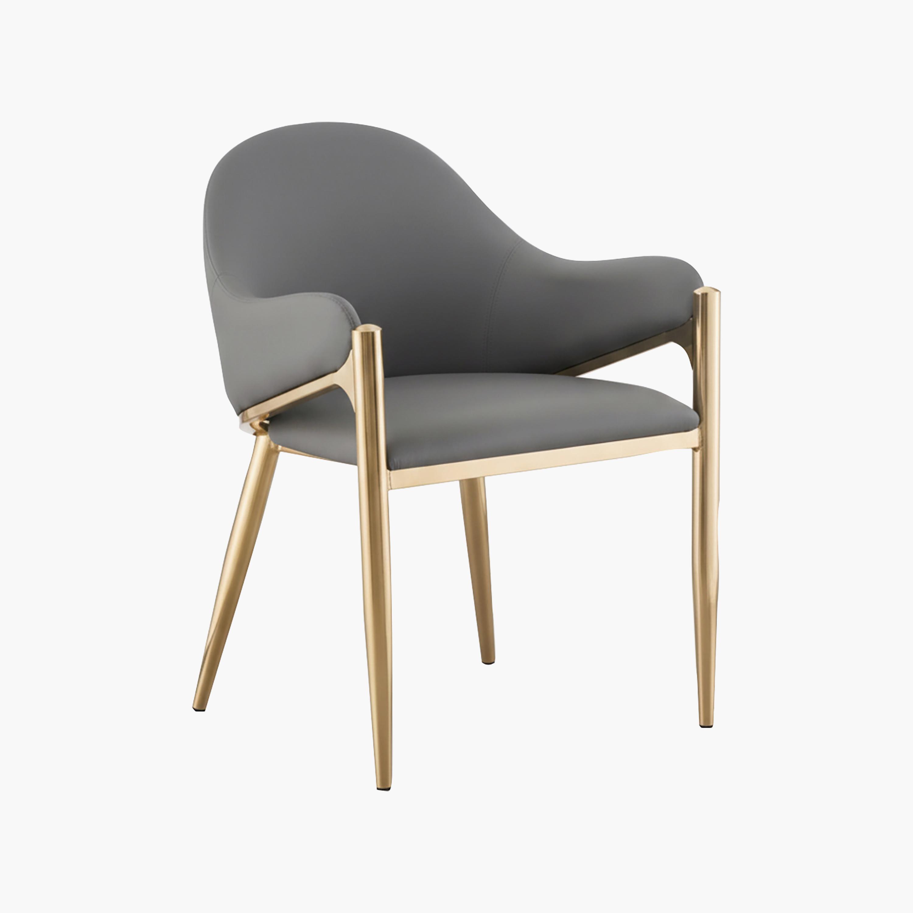 Maria Homes Curved Arm Chair-furniture-sofaandseating-armchairs-image-4