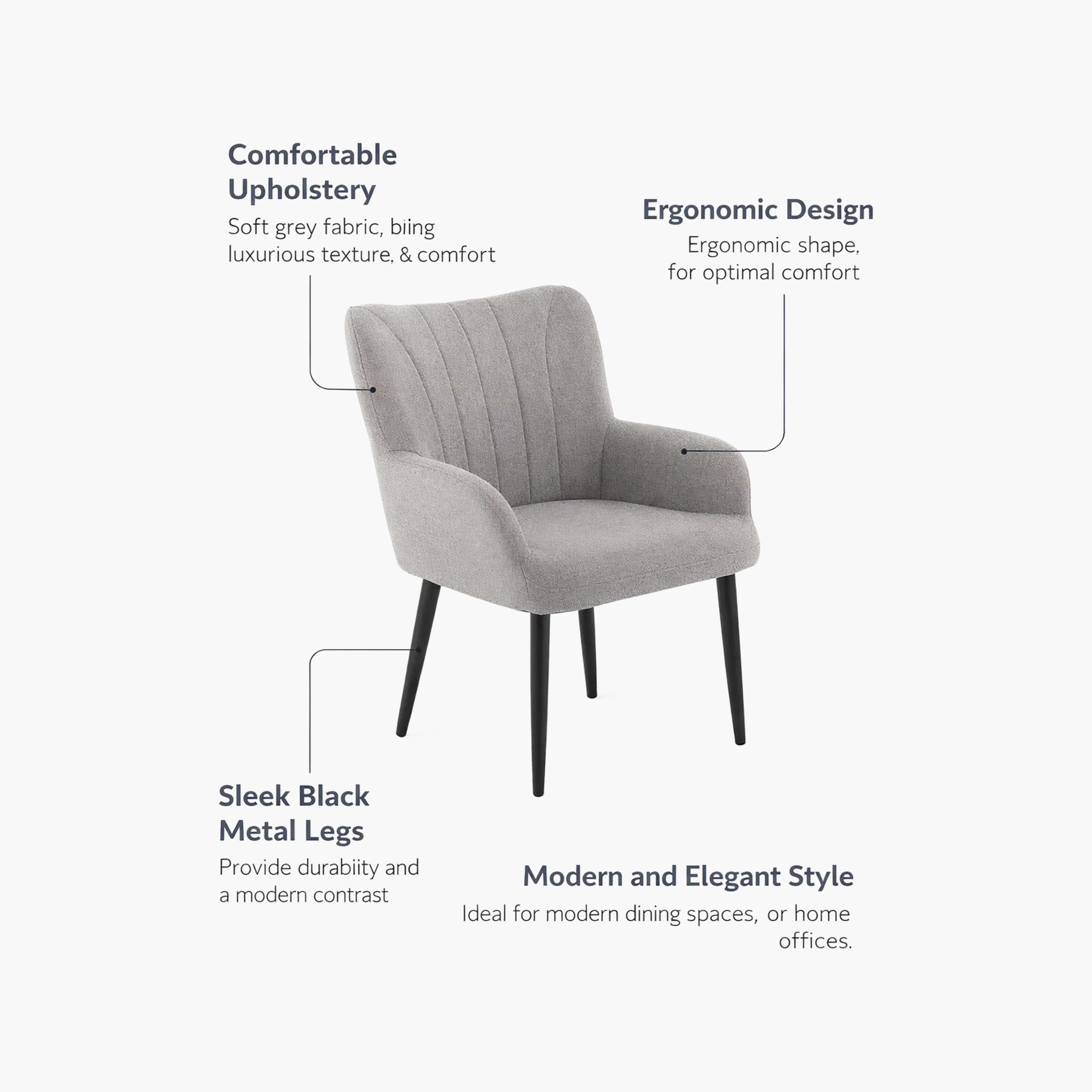 Maria Homes Padded Arm Chair-furniture-sofaandseating-armchairs-image-4