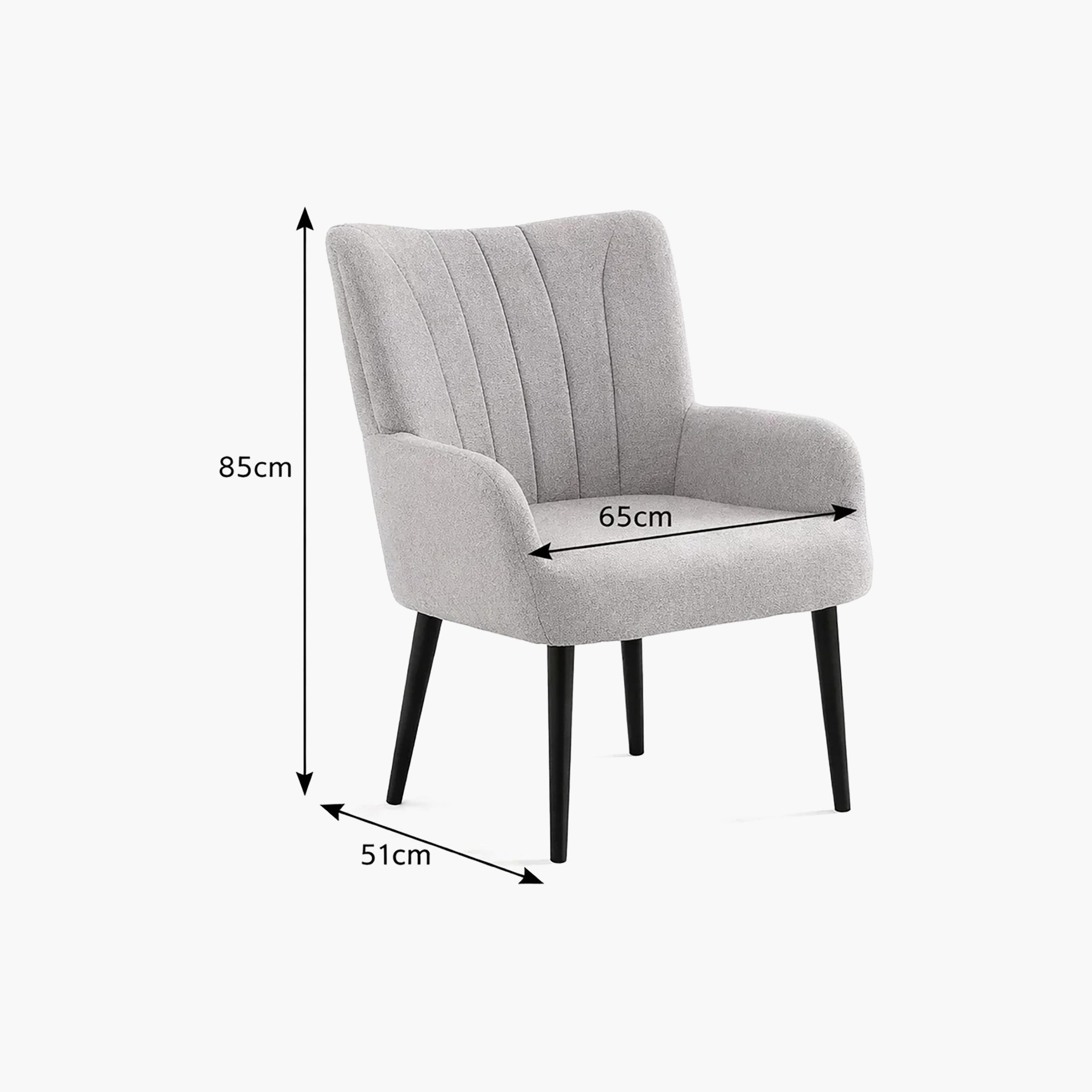 Maria Homes Padded Arm Chair-furniture-sofaandseating-armchairs-image-6