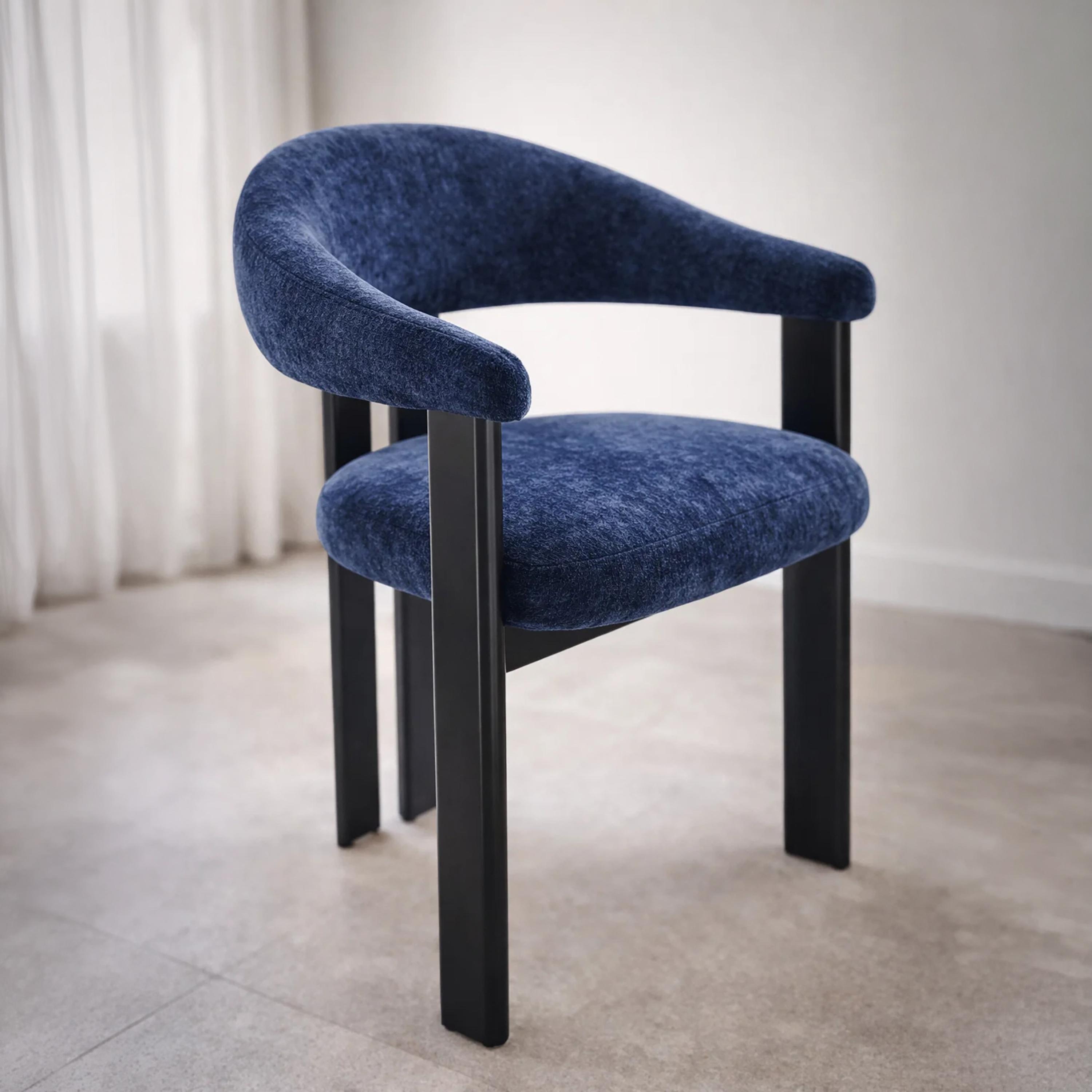 Maria Homes Curved Arm Chair-furniture-sofaandseating-armchairs-image-1