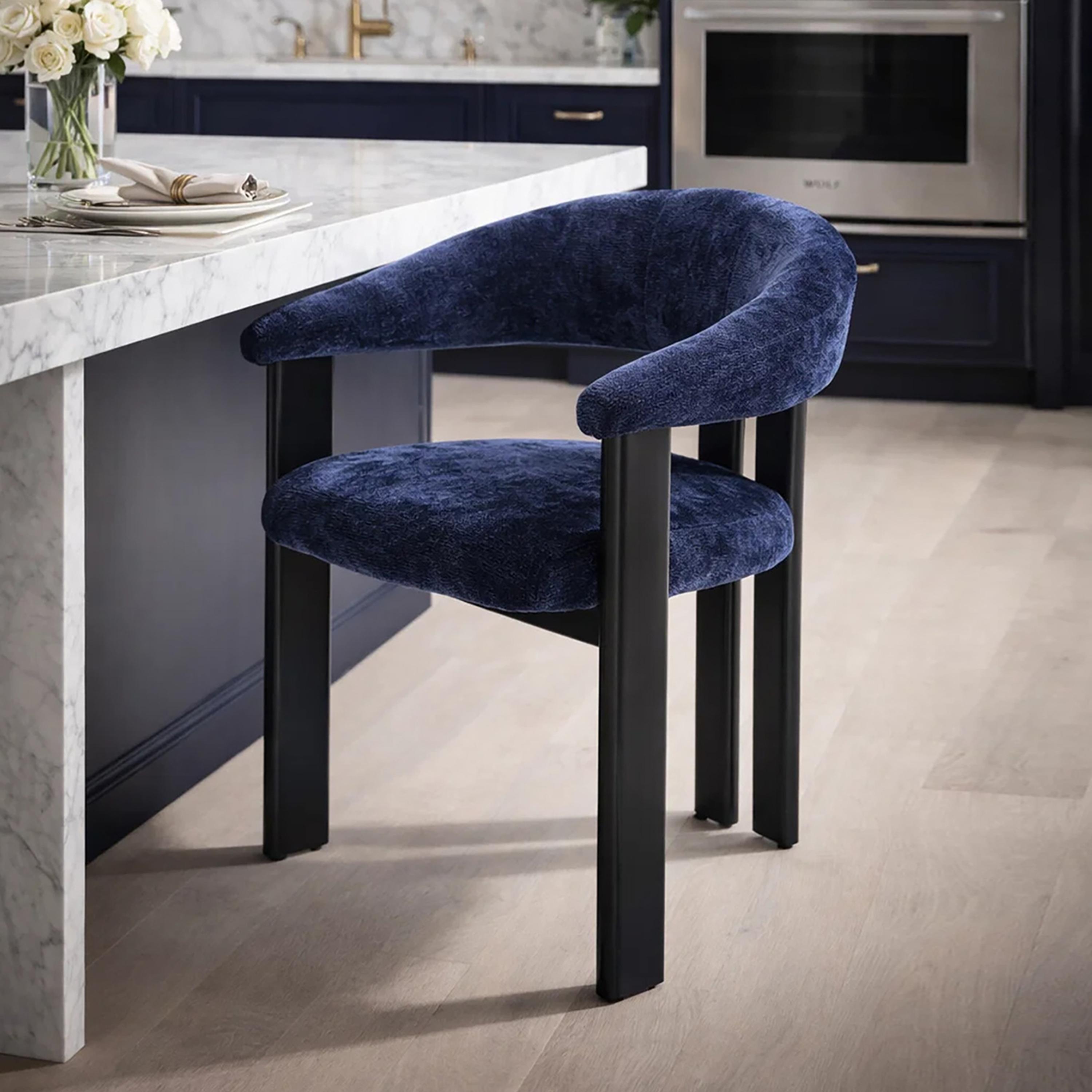 Maria Homes Curved Arm Chair-furniture-sofaandseating-armchairs-image-2