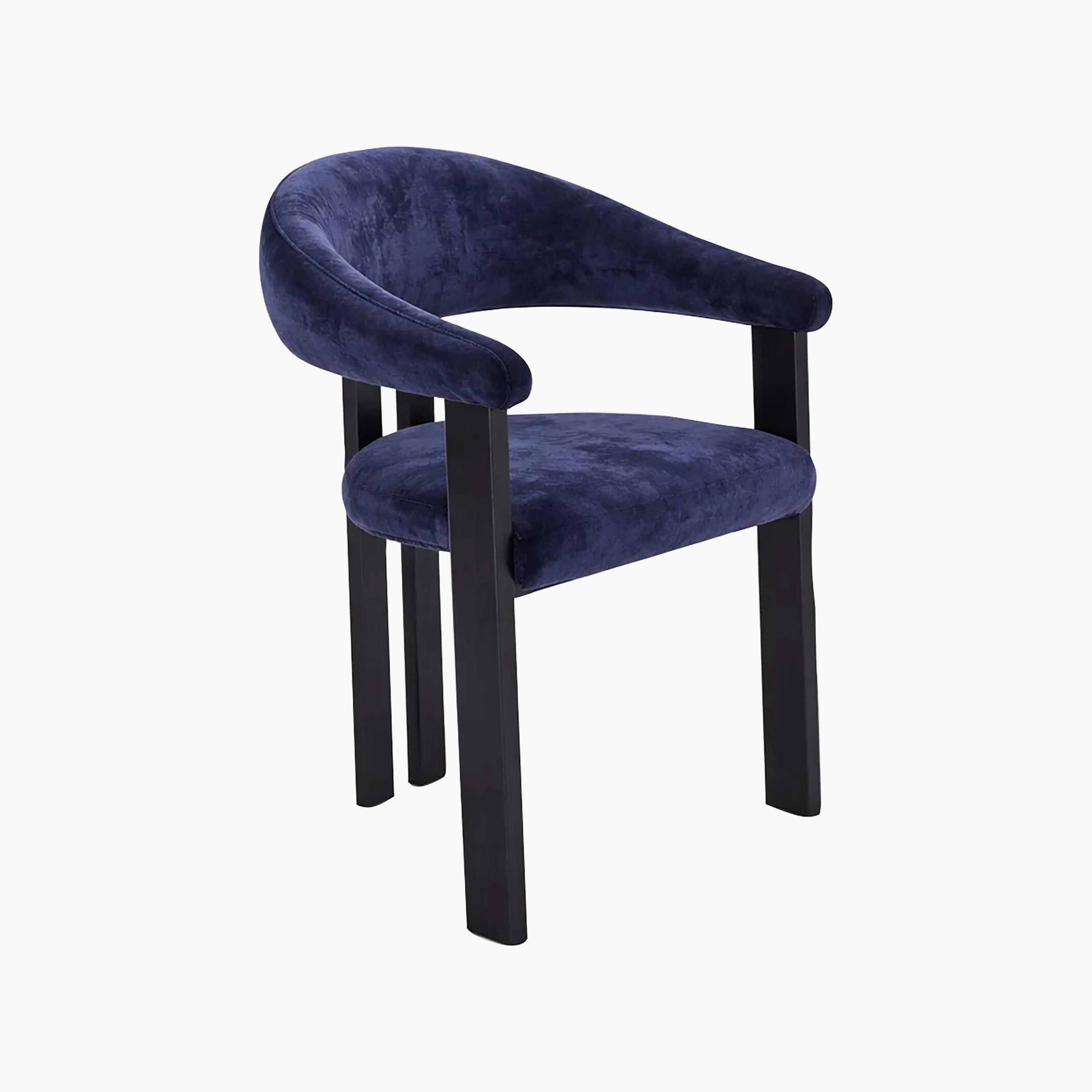 Maria Homes Curved Arm Chair-furniture-sofaandseating-armchairs-image-5